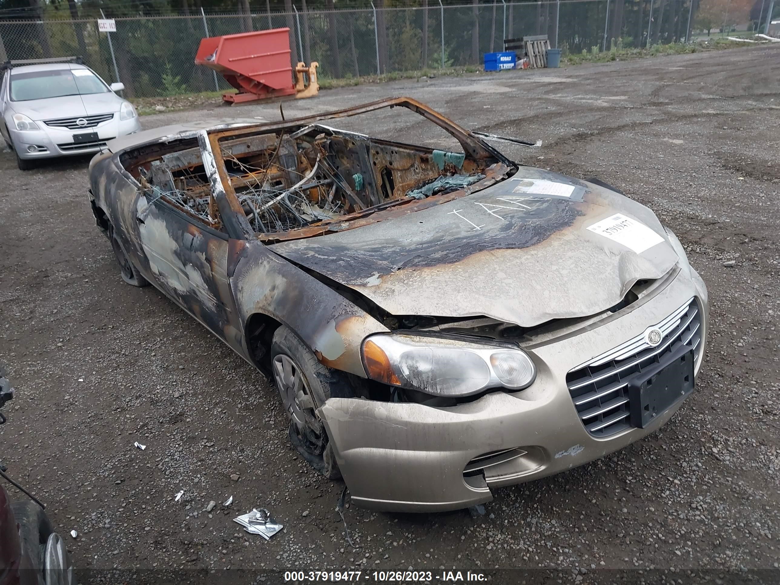 CHRYSLER SEBRING 2004 1c3el45x24n420866