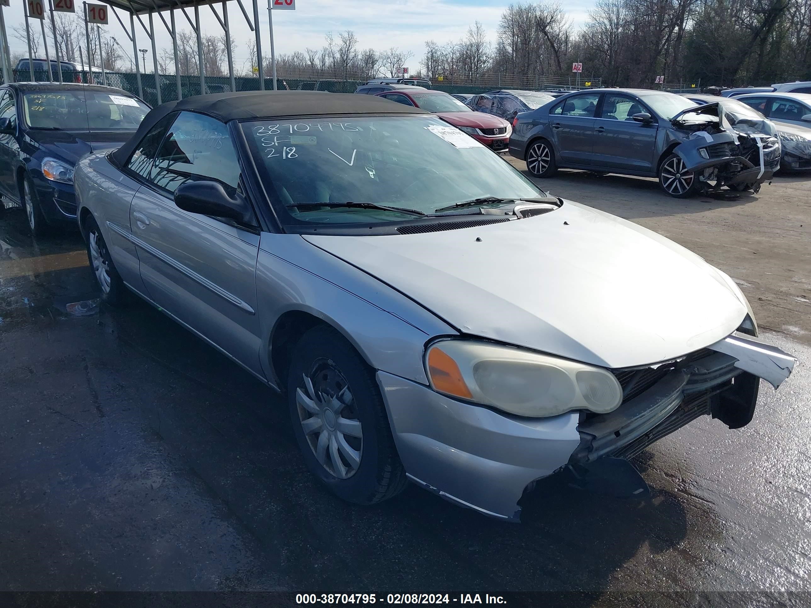 CHRYSLER SEBRING 2006 1c3el45x56n154665