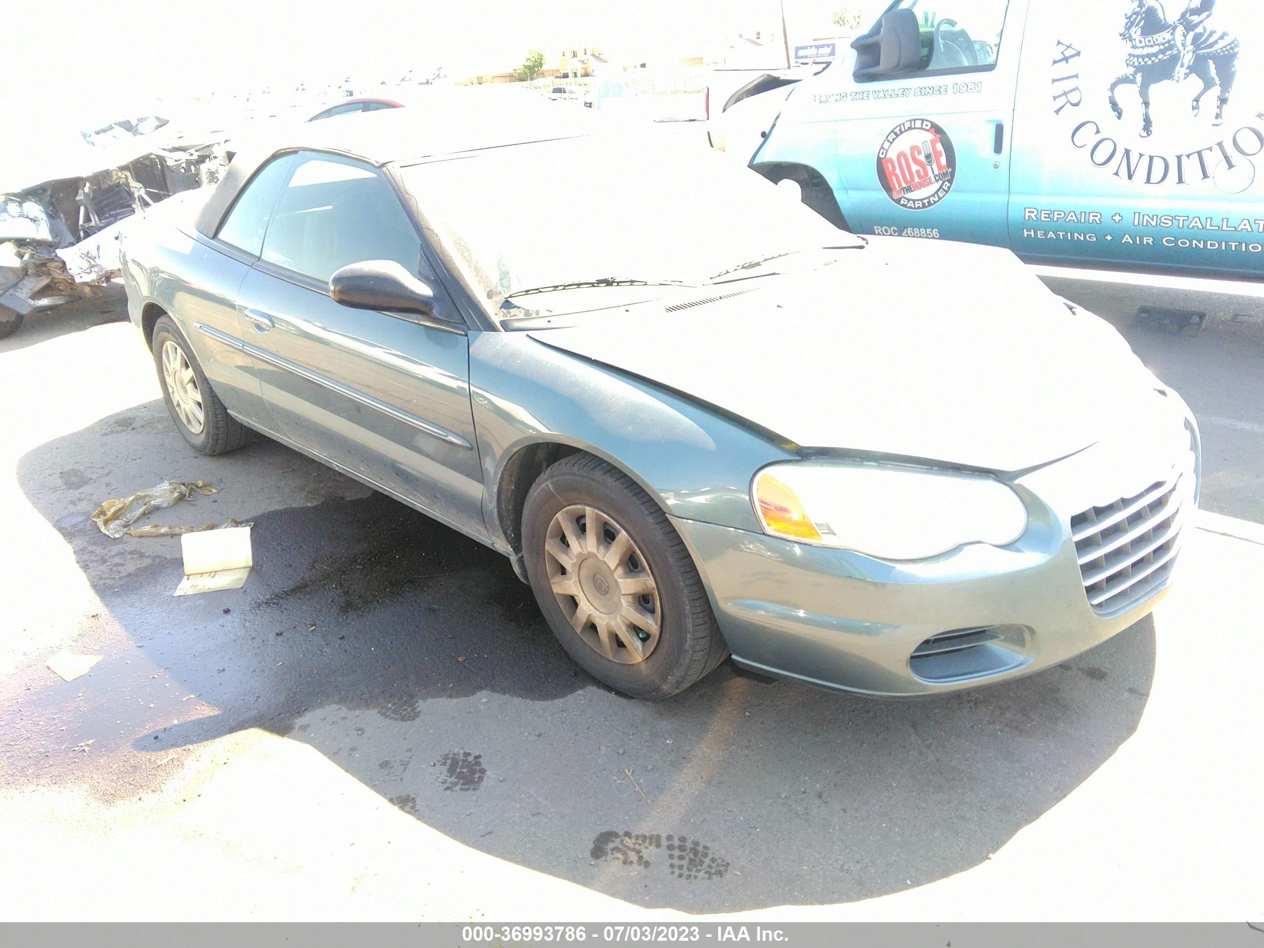 CHRYSLER SEBRING 2006 1c3el45x86n142784