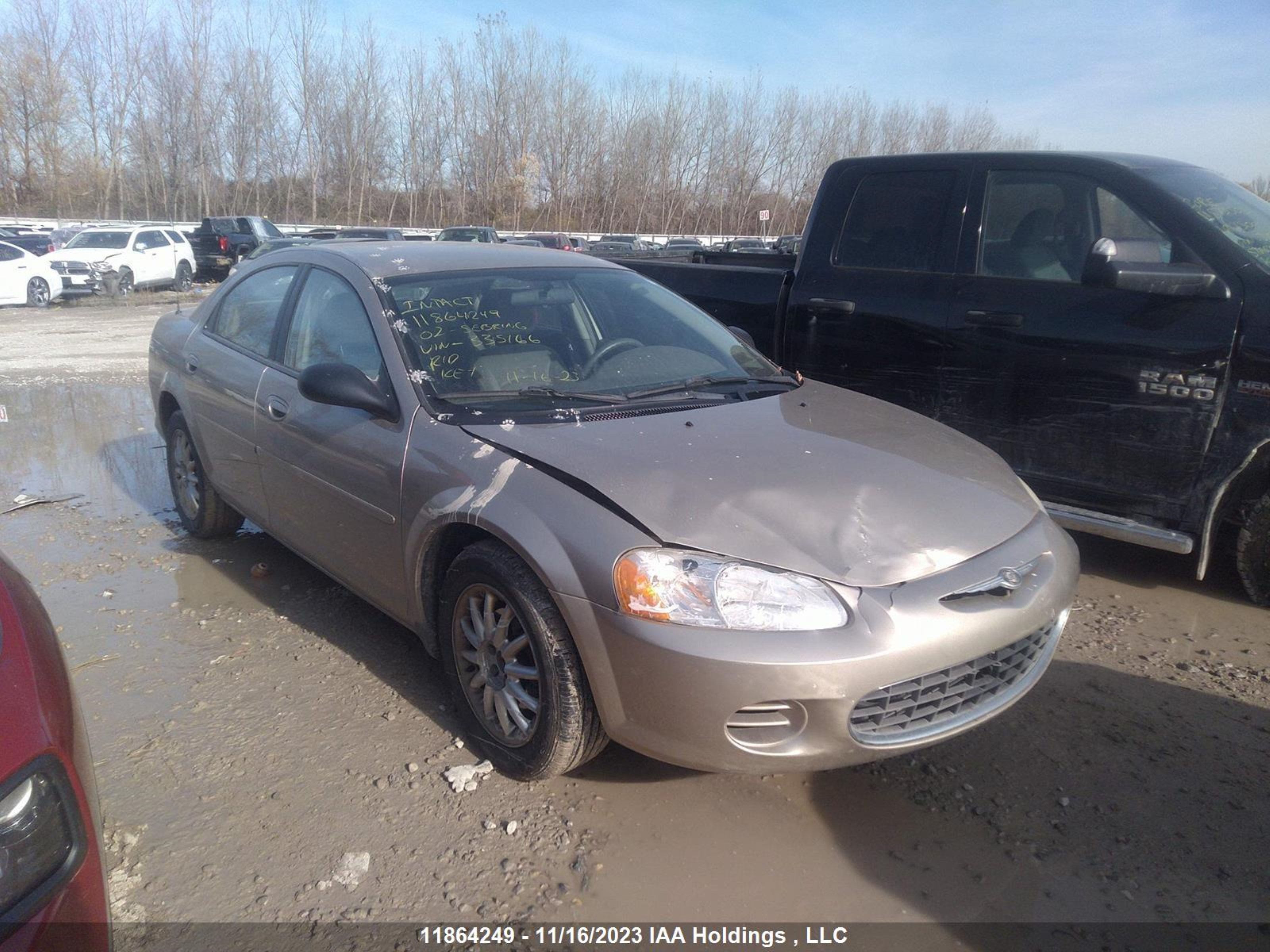 CHRYSLER SEBRING 2002 1c3el46r22n335166