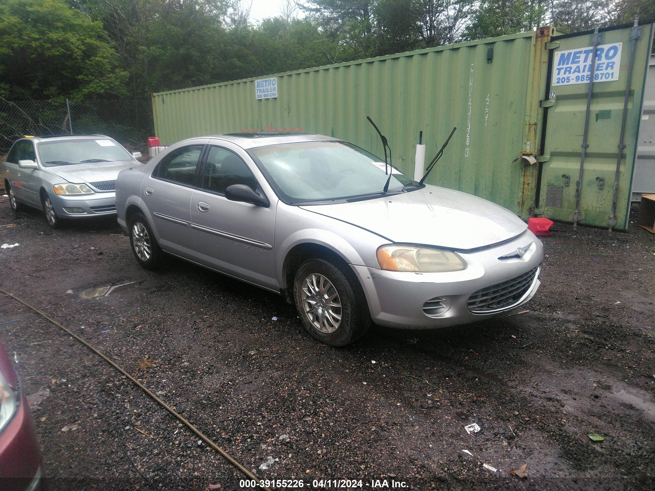 CHRYSLER SEBRING 2001 1c3el46x51n526996