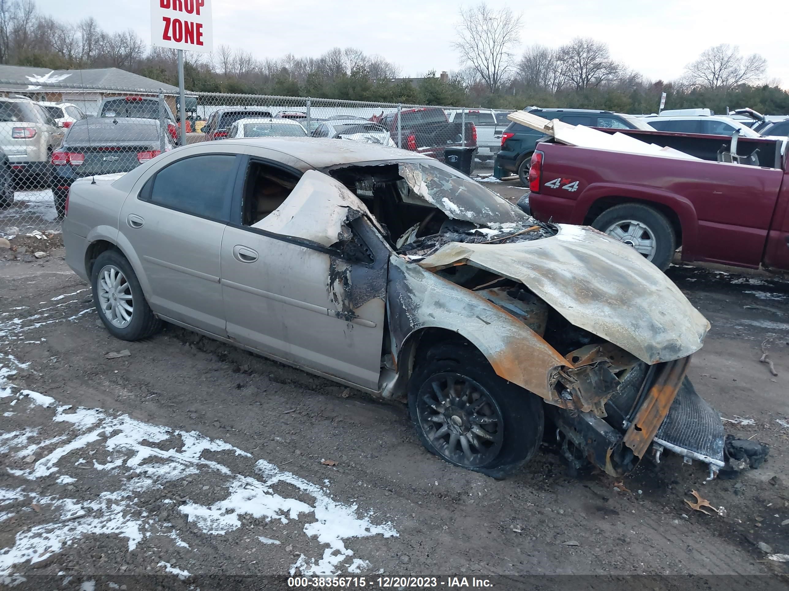 CHRYSLER SEBRING 2002 1c3el46x52n345964