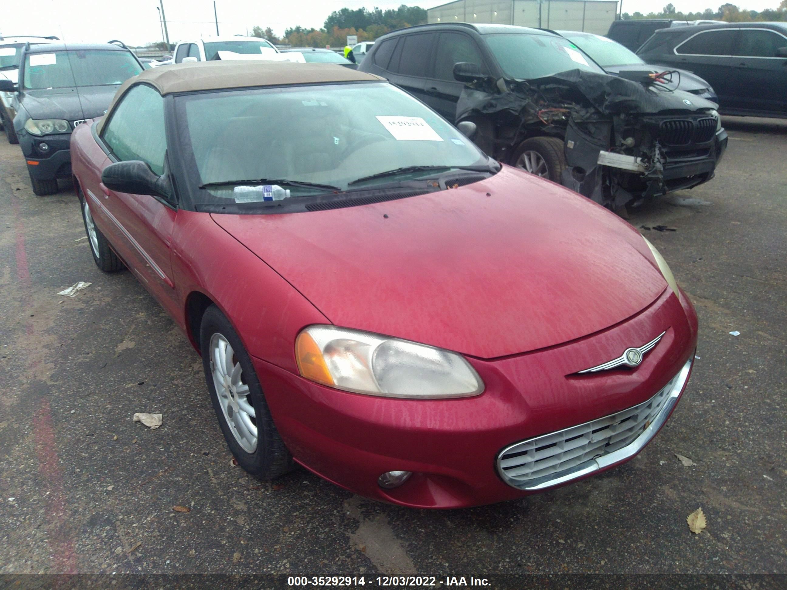 CHRYSLER SEBRING 2002 1c3el55r22n259049