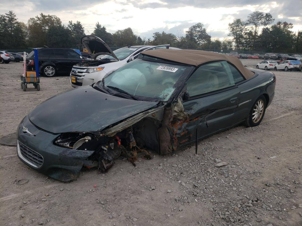 CHRYSLER SEBRING 2002 1c3el55r32n168324