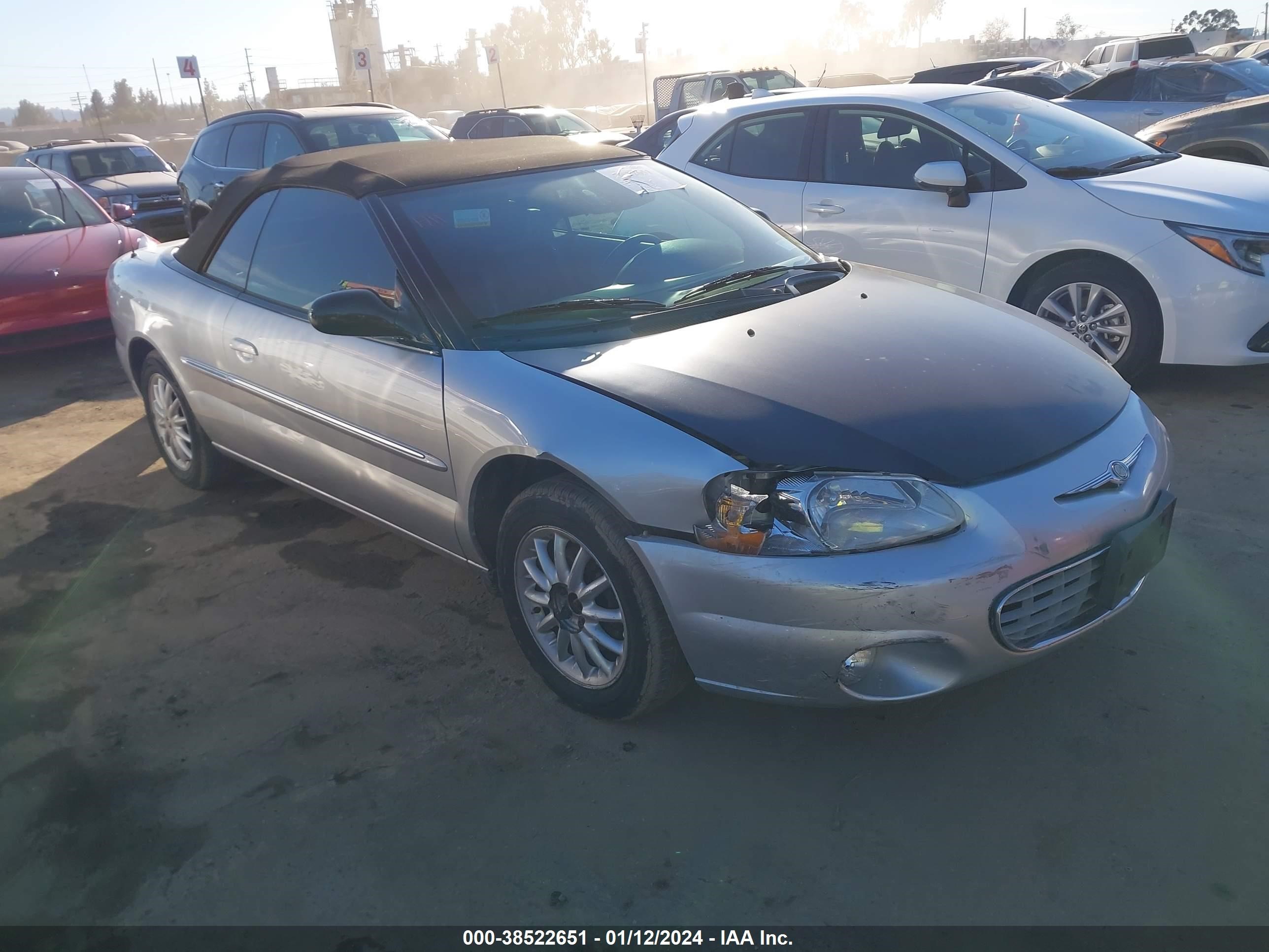 CHRYSLER SEBRING 2002 1c3el55r52n300838