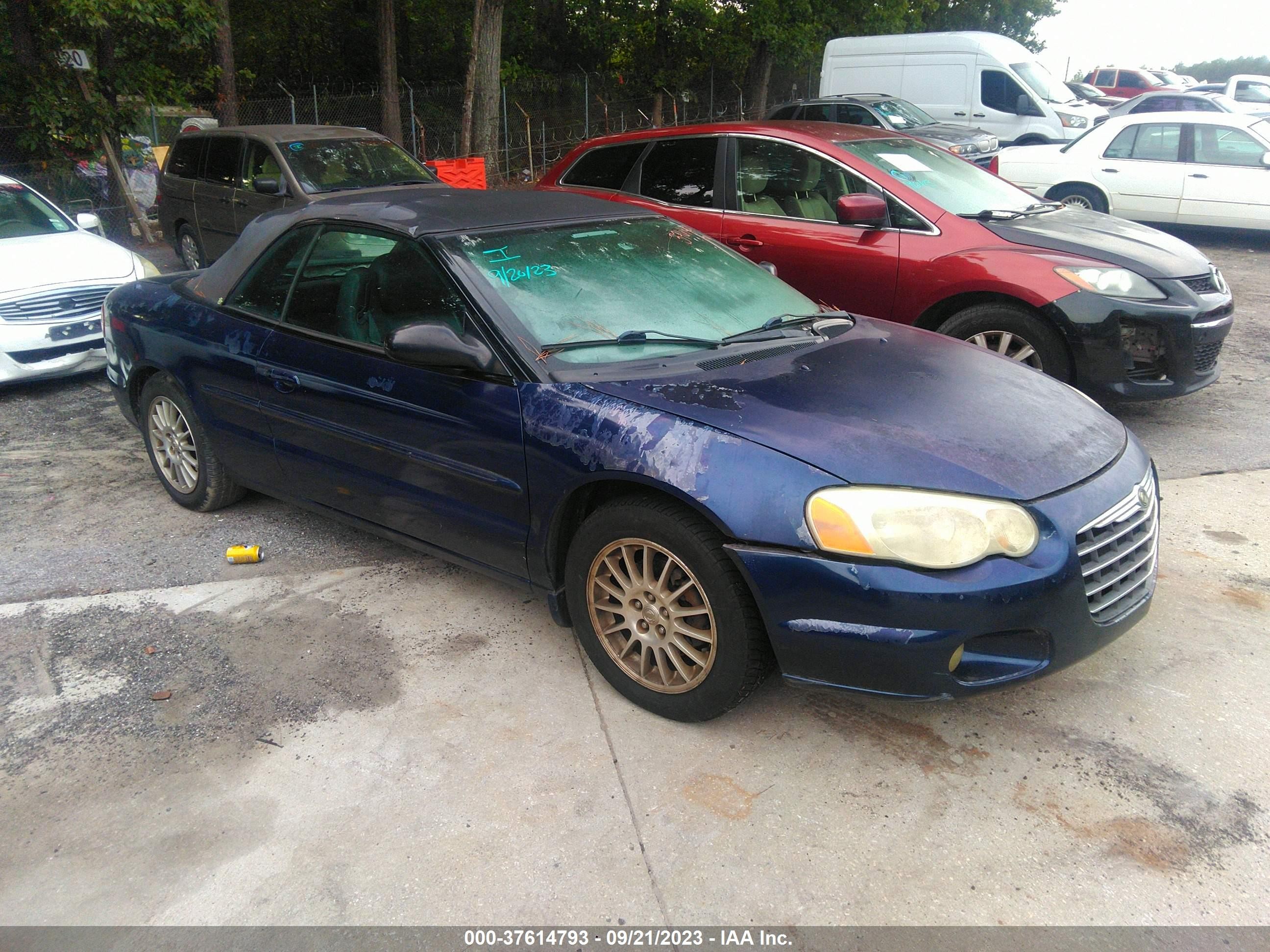 CHRYSLER SEBRING 2005 1c3el55r65n574814