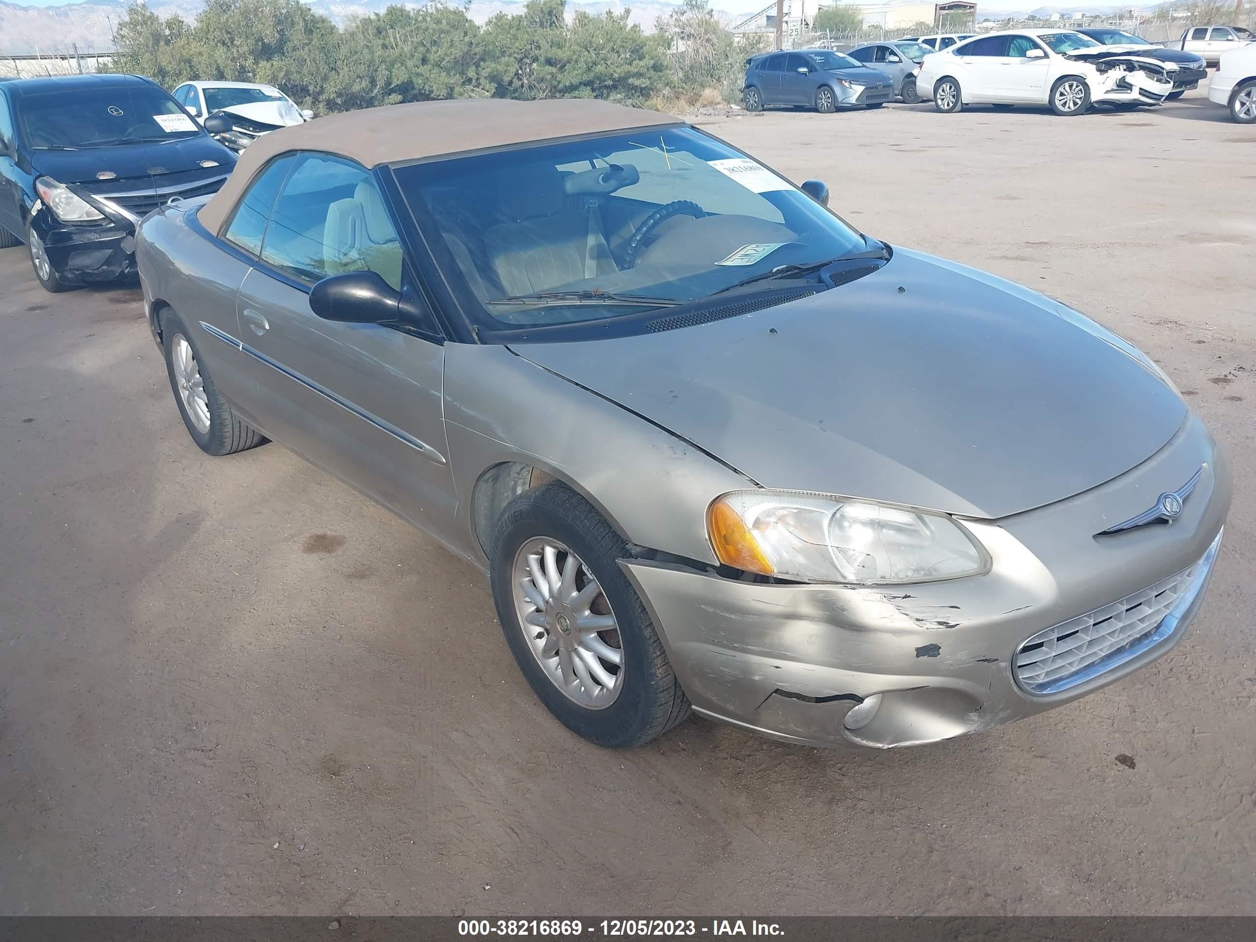 CHRYSLER SEBRING 2002 1c3el55r72n169475