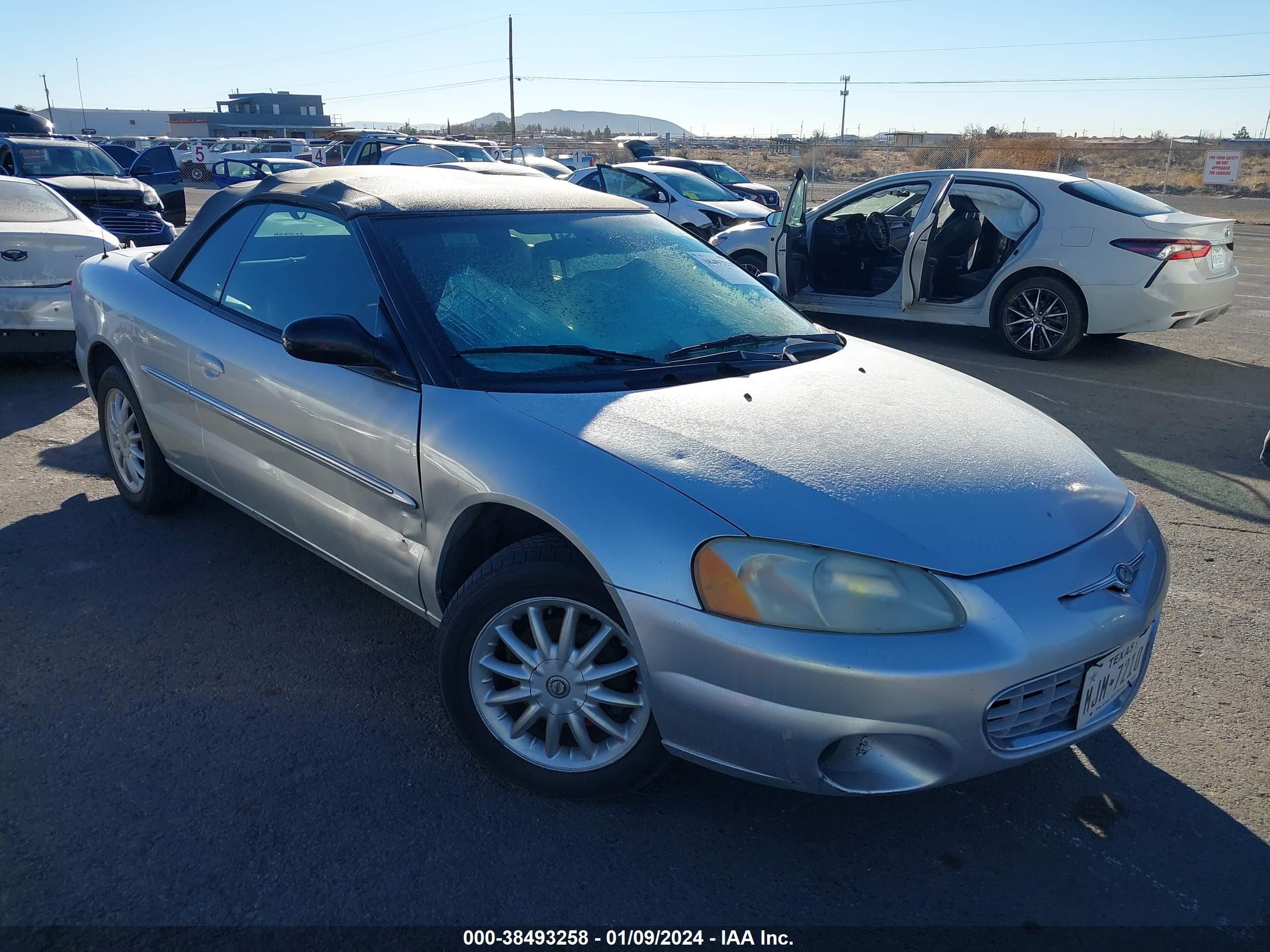 CHRYSLER SEBRING 2002 1c3el55r82n319447