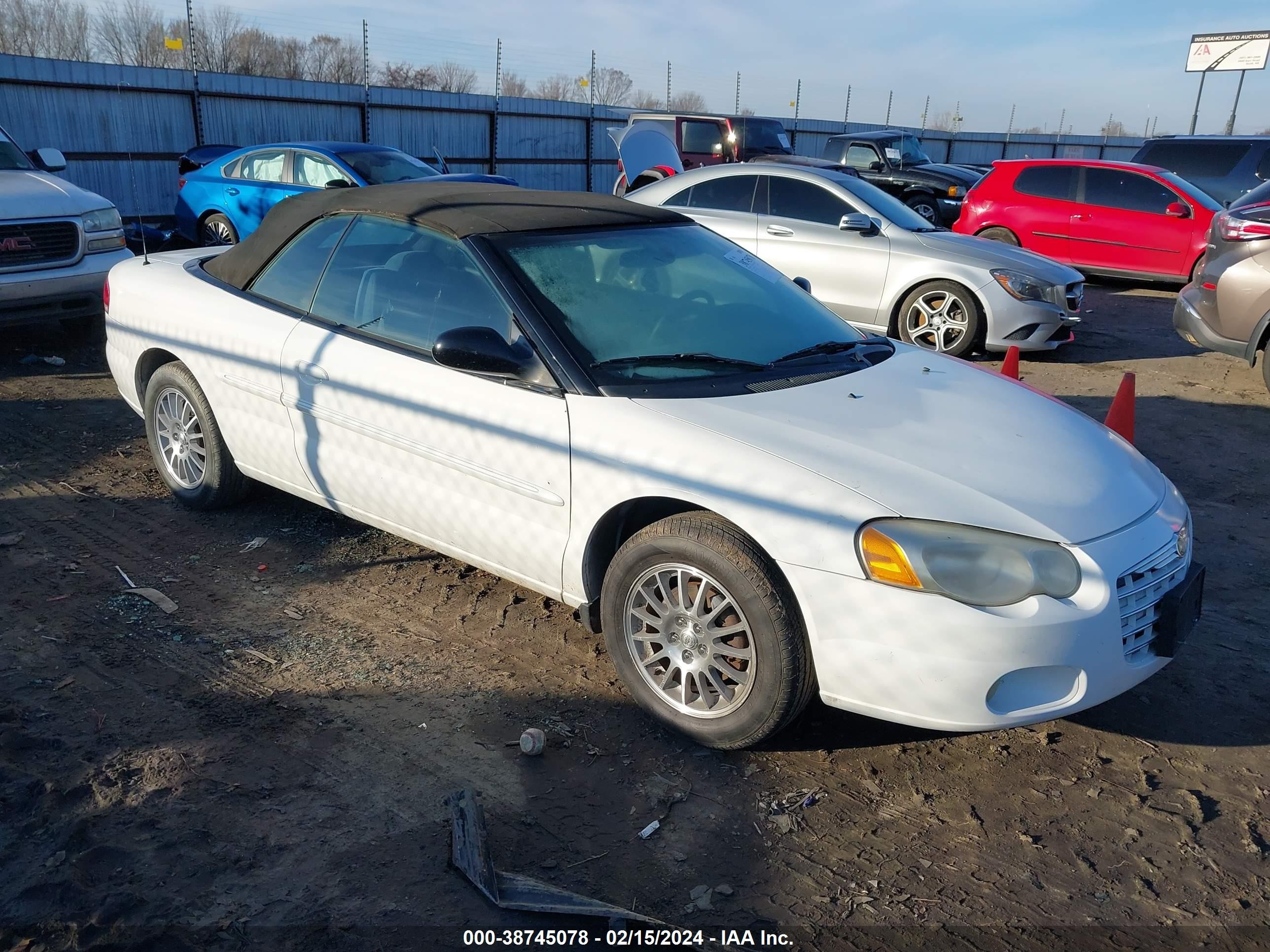 CHRYSLER SEBRING 2005 1c3el55r95n535876