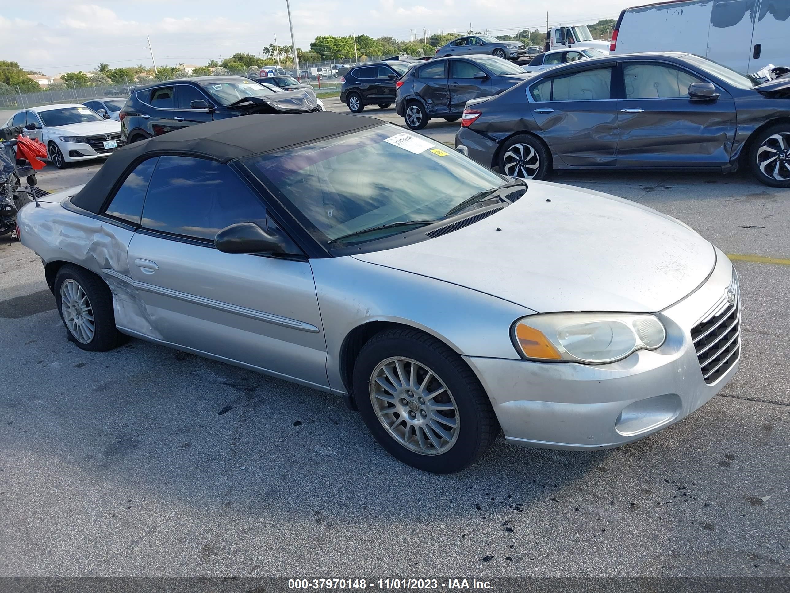 CHRYSLER SEBRING 2005 1c3el55rx5n607569