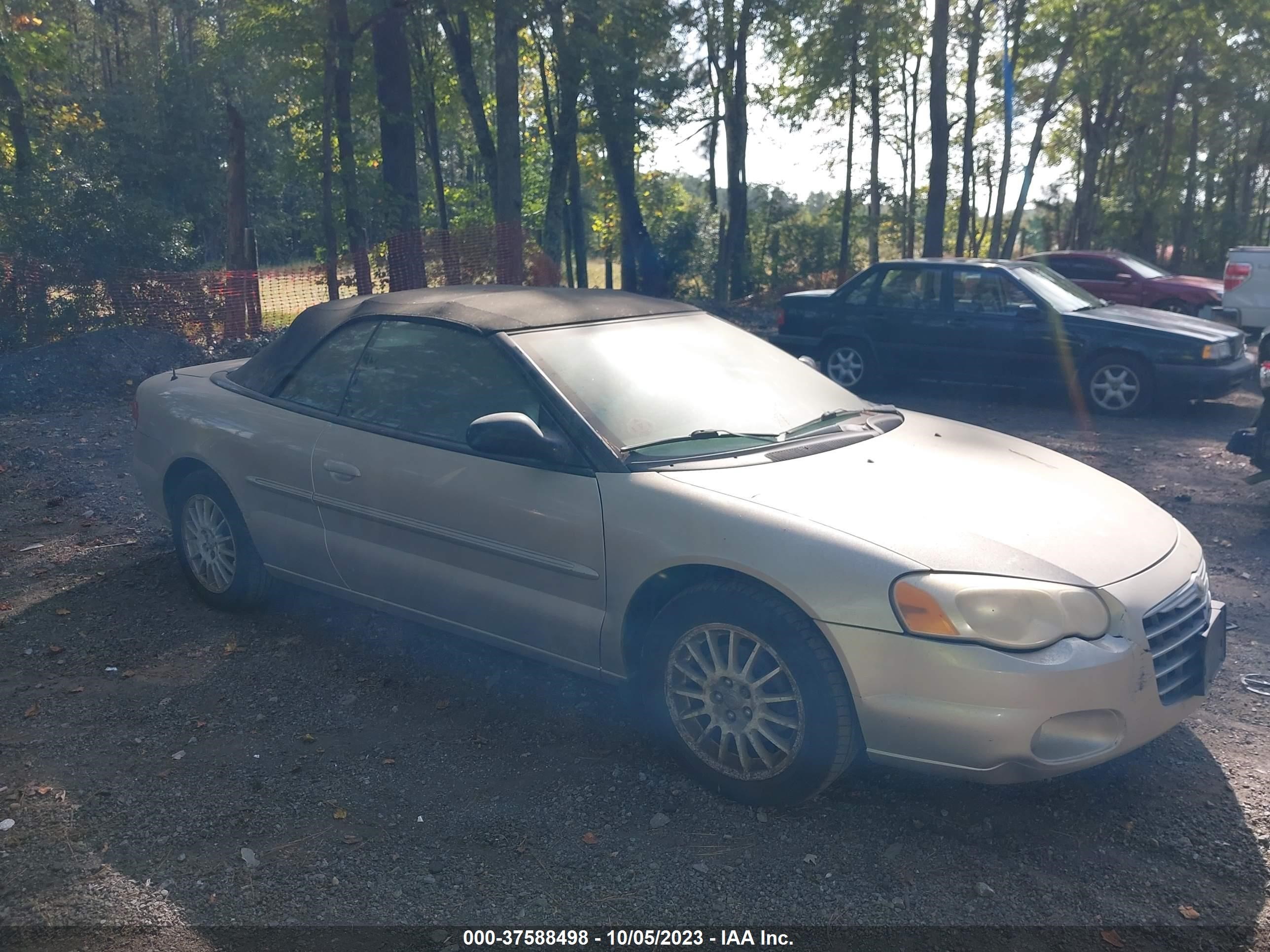 CHRYSLER SEBRING 2005 1c3el55rx5n684894