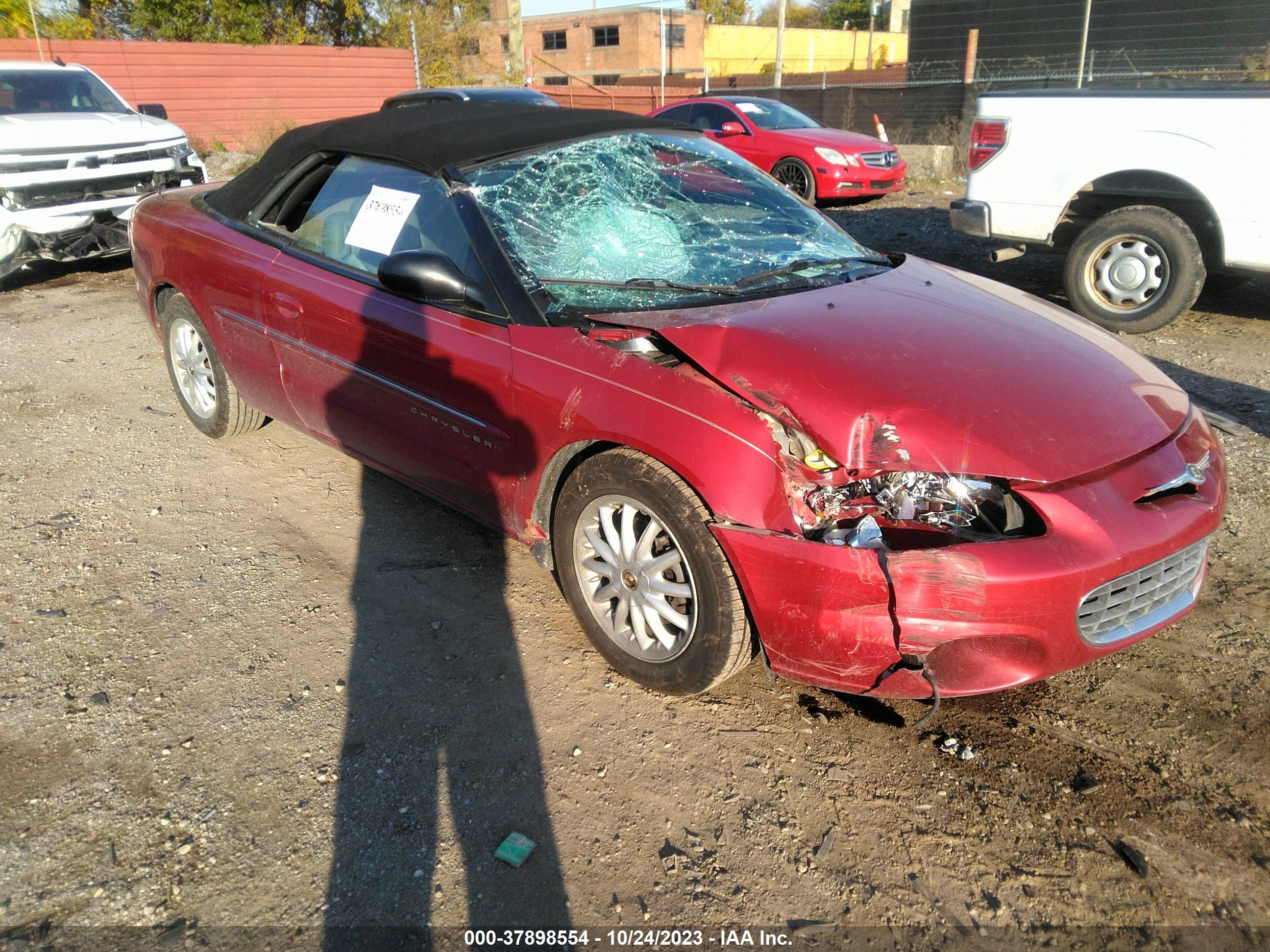 CHRYSLER SEBRING 2001 1c3el55ux1n598435