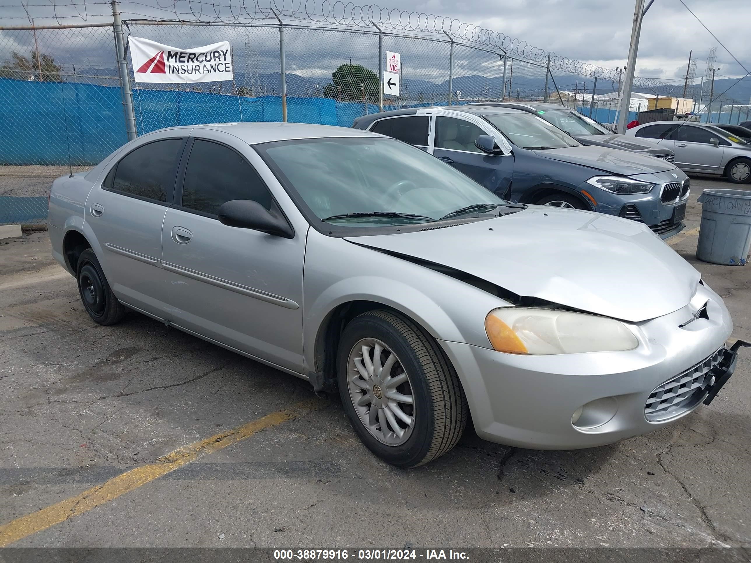 CHRYSLER SEBRING 2002 1c3el56r22n332922