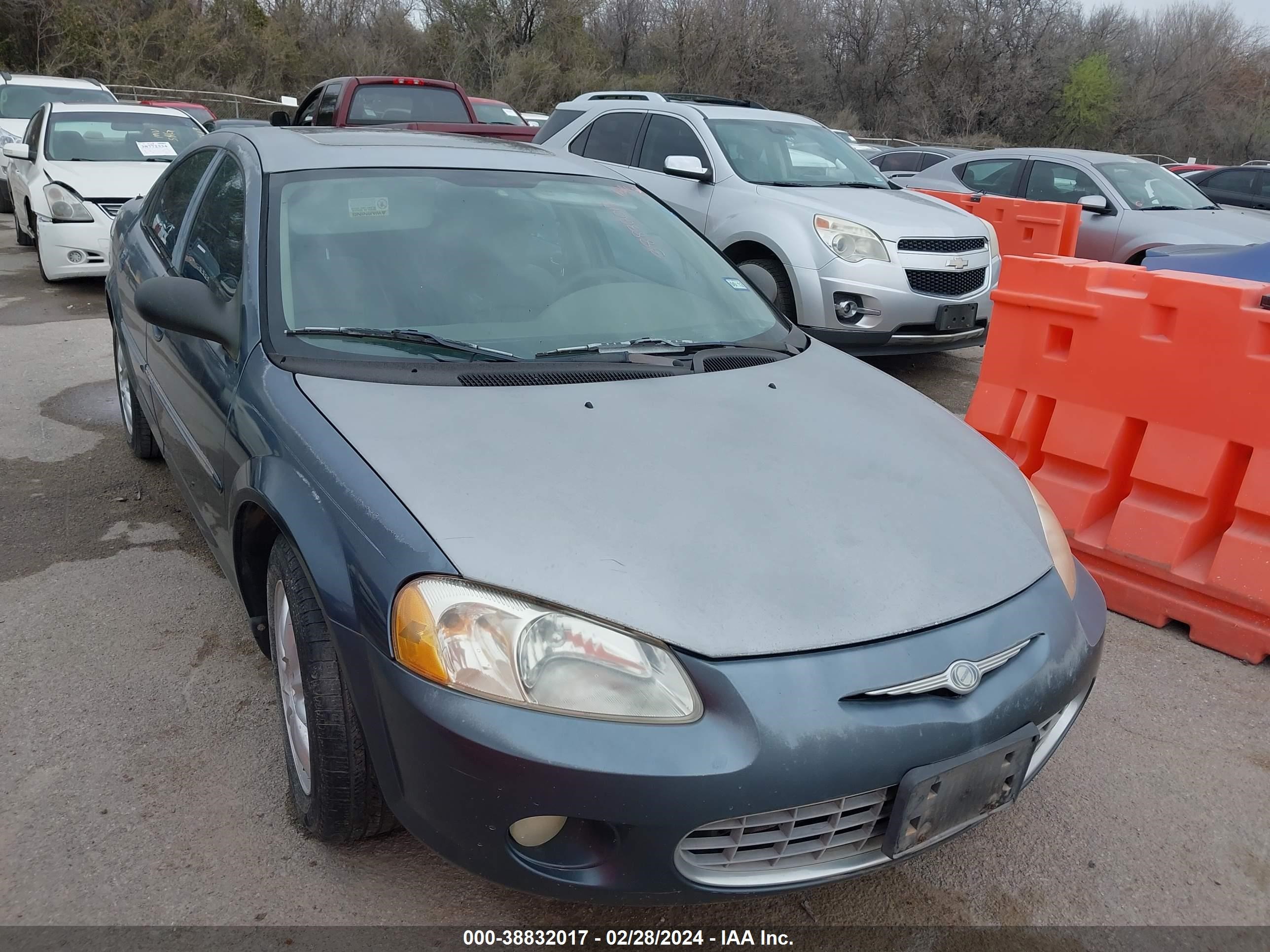 CHRYSLER SEBRING 2002 1c3el56r52n170087