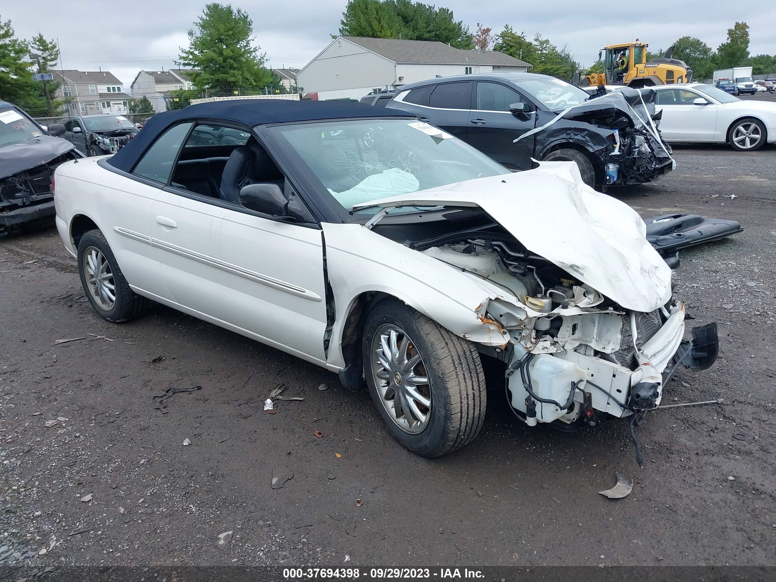 CHRYSLER SEBRING 2003 1c3el65r23n548164