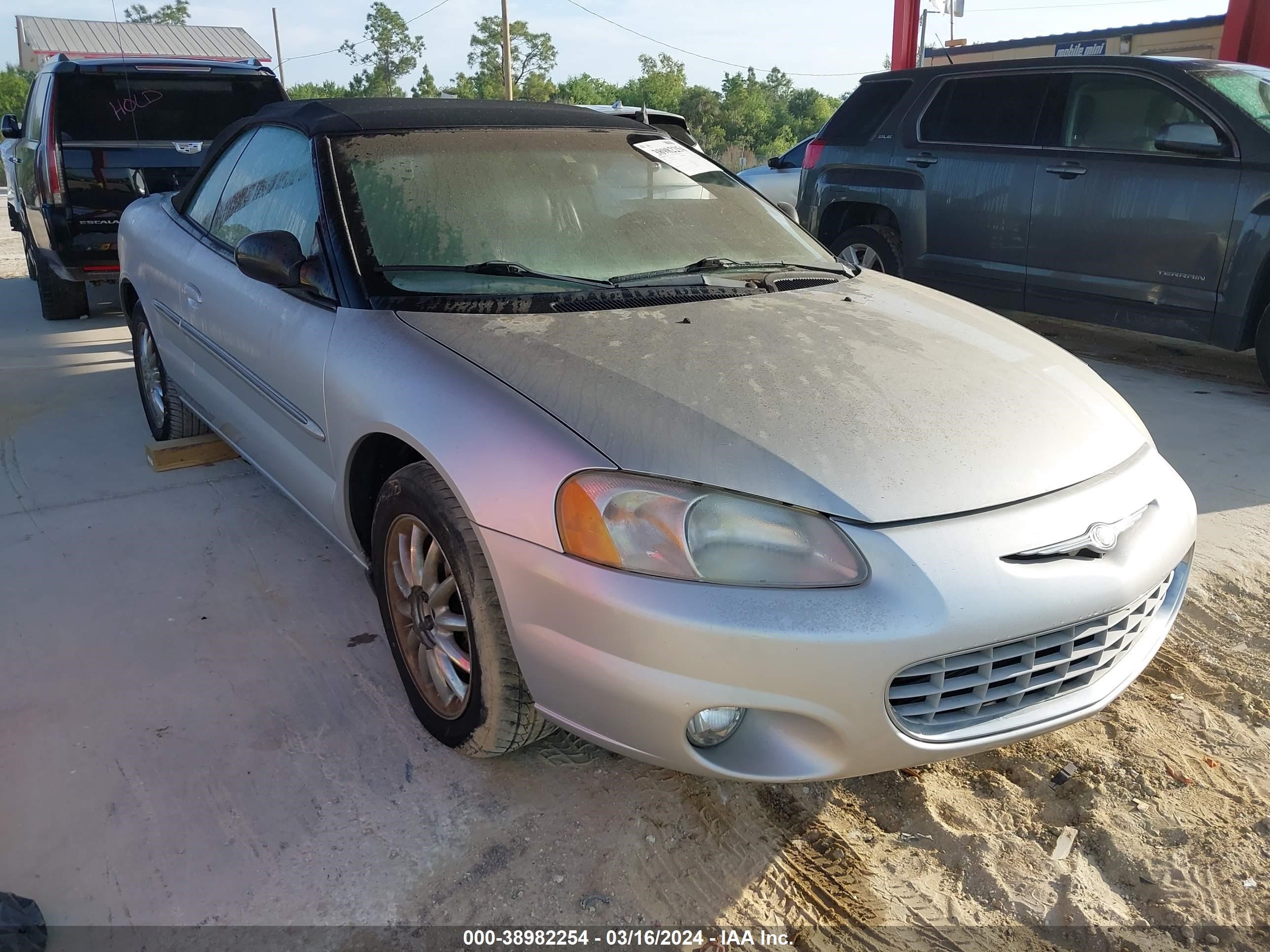 CHRYSLER SEBRING 2002 1c3el65r42n256384