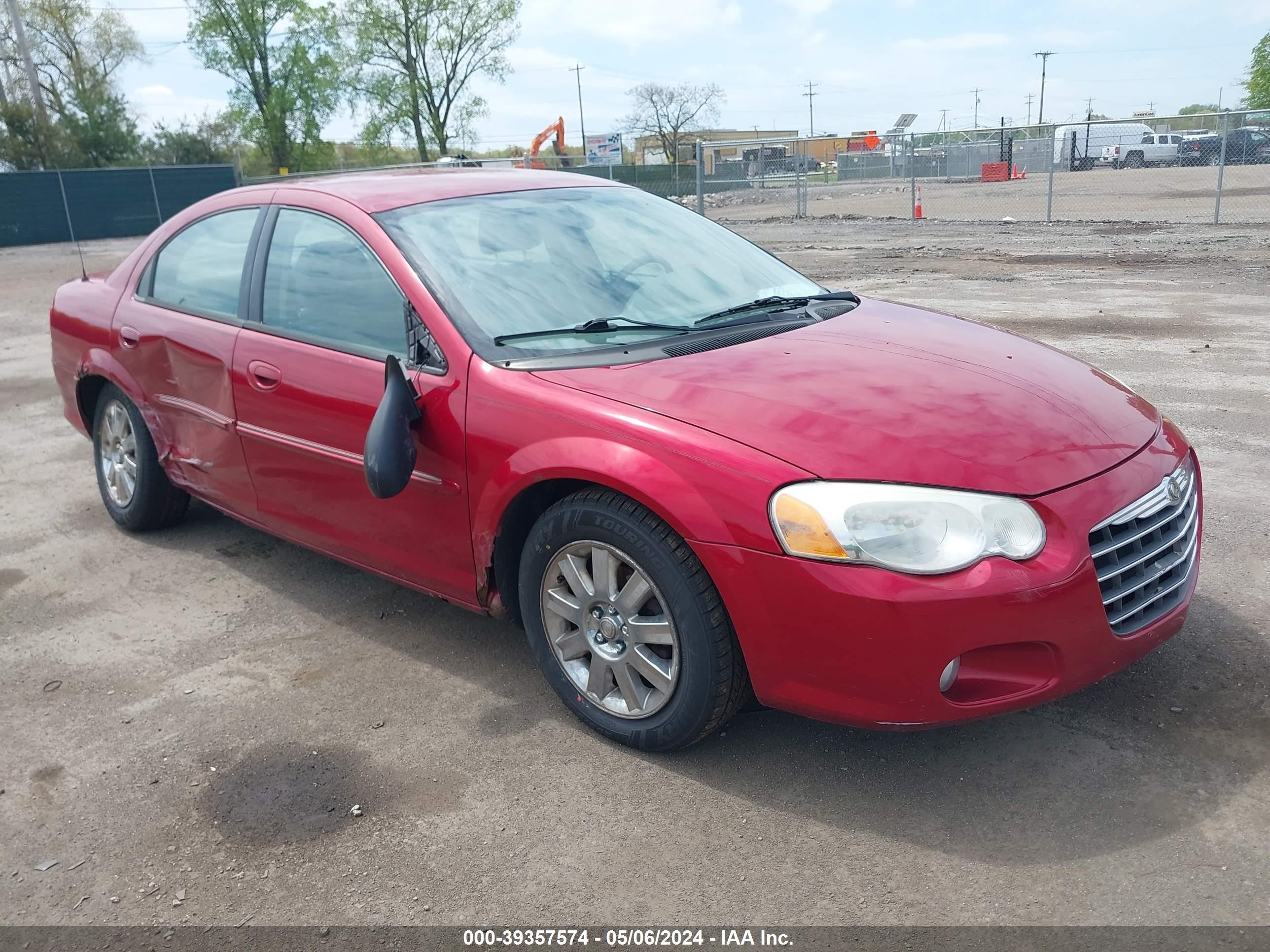 CHRYSLER SEBRING 2004 1c3el66r44n307139