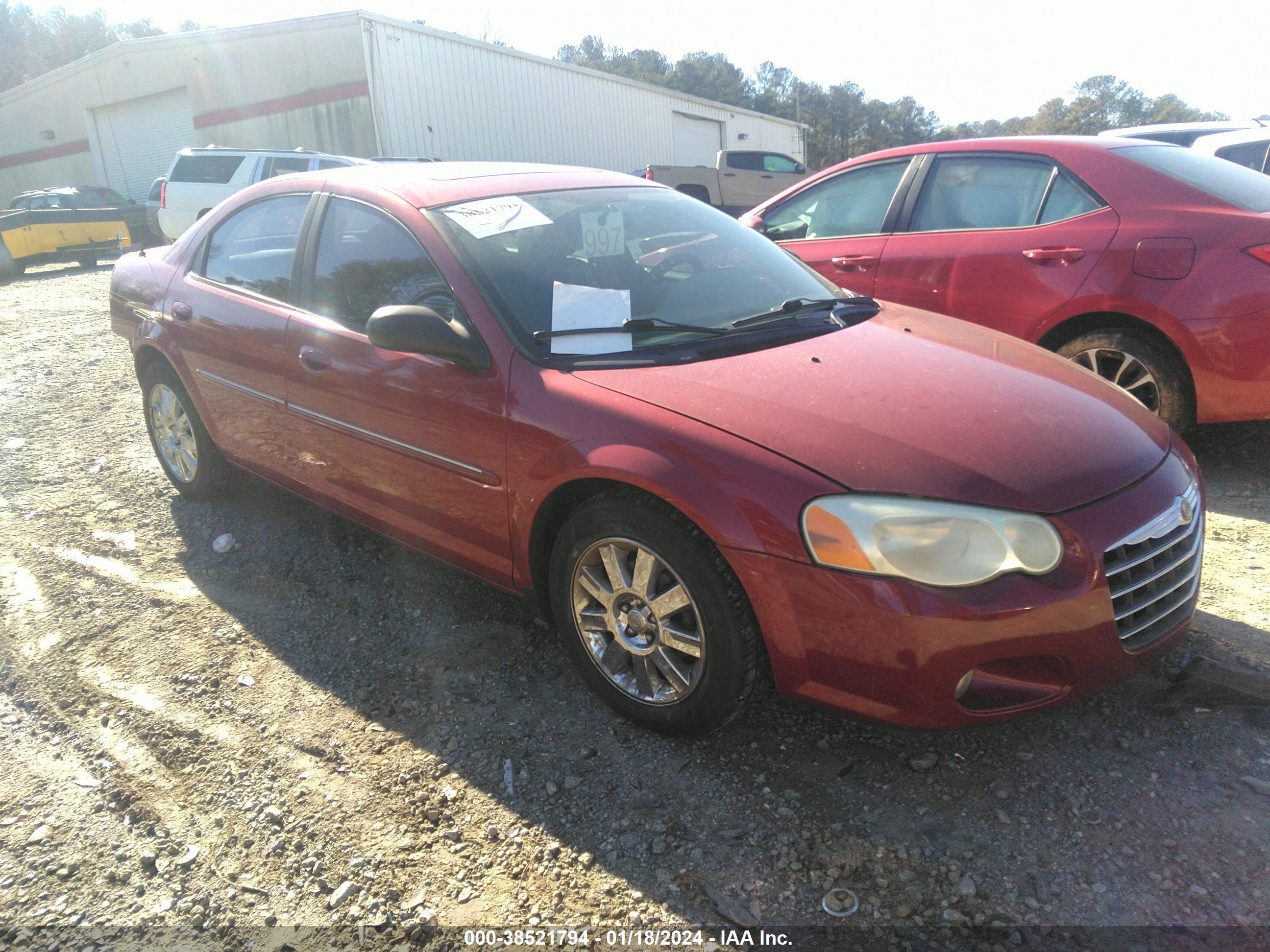 CHRYSLER SEBRING 2005 1c3el66r45n614960