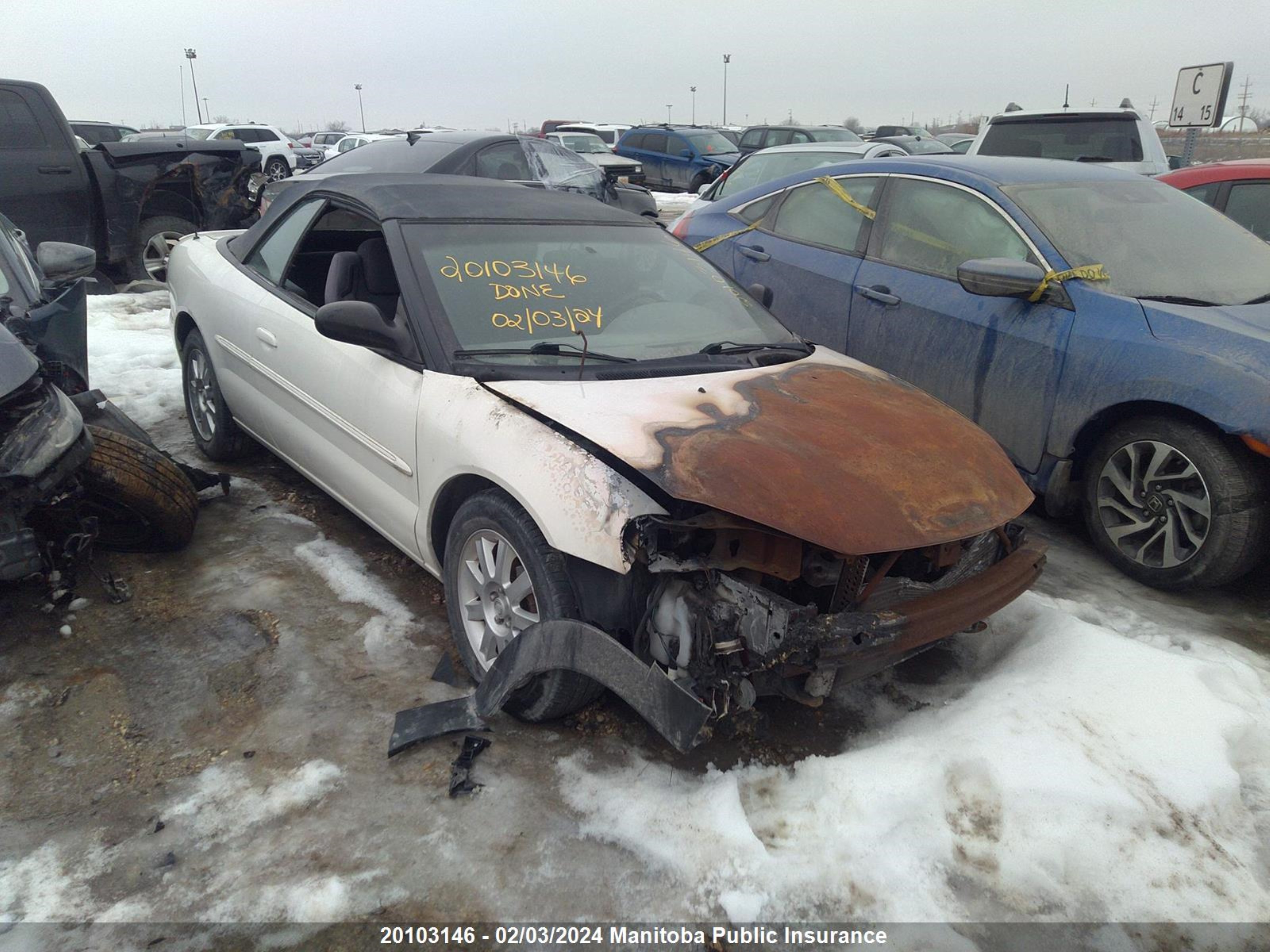 CHRYSLER SEBRING 2005 1c3el75r65n638944