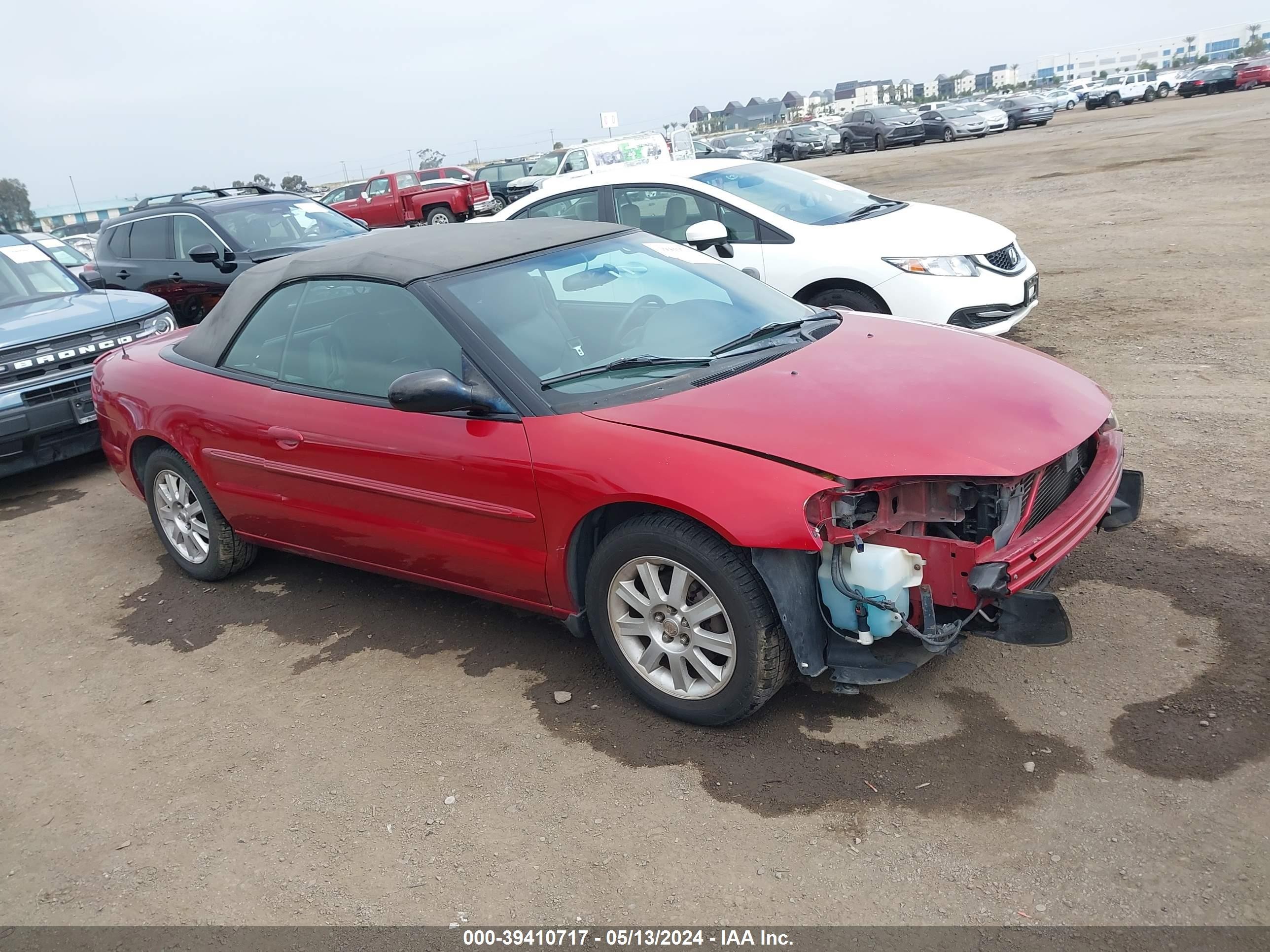 CHRYSLER SEBRING 2004 1c3el75r74n101434