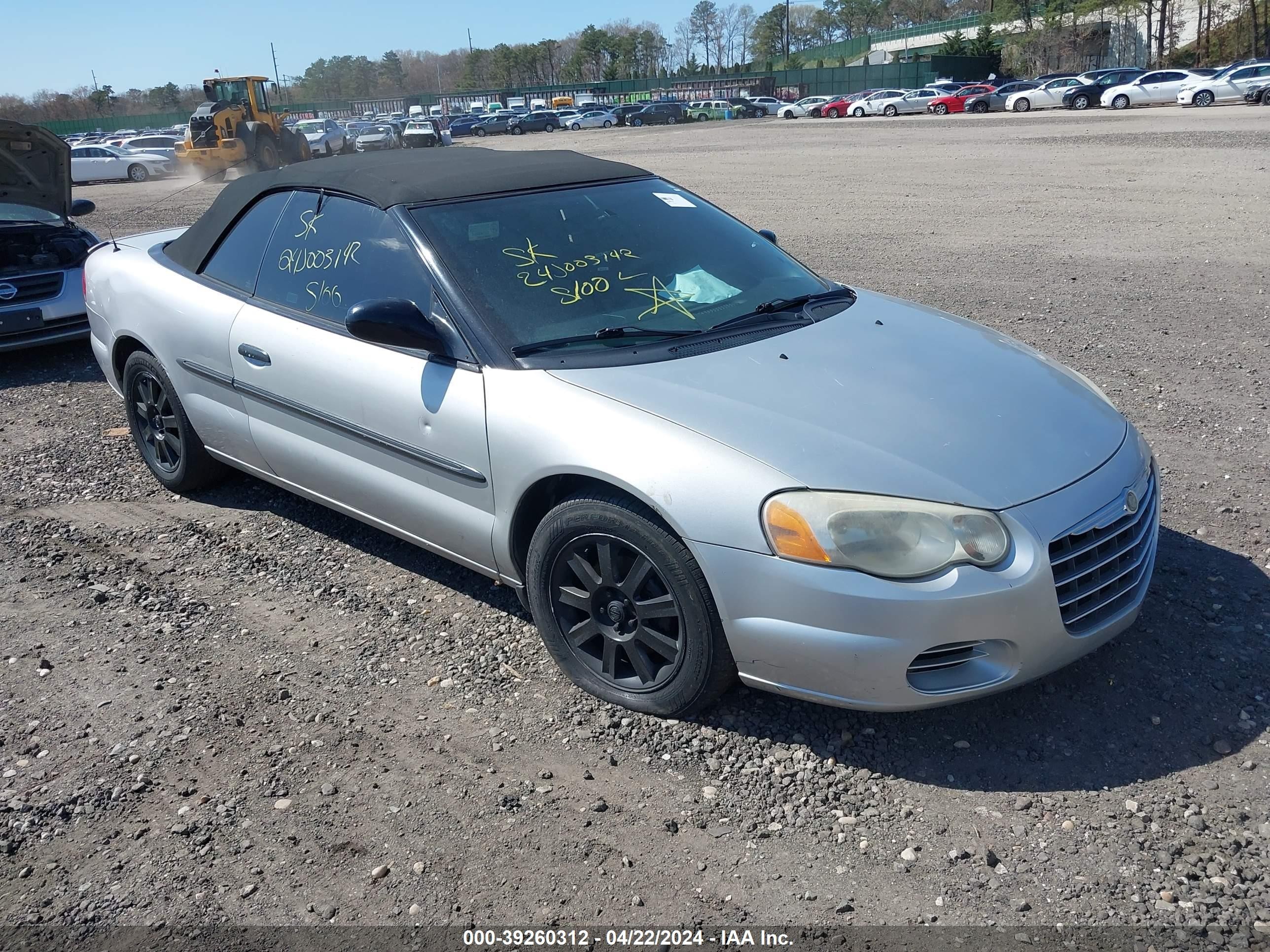 CHRYSLER SEBRING 2006 1c3el75r76n125638