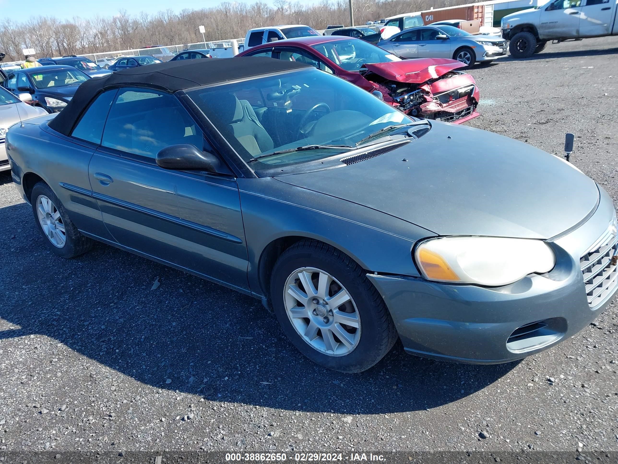 CHRYSLER SEBRING 2006 1c3el75r86n257534