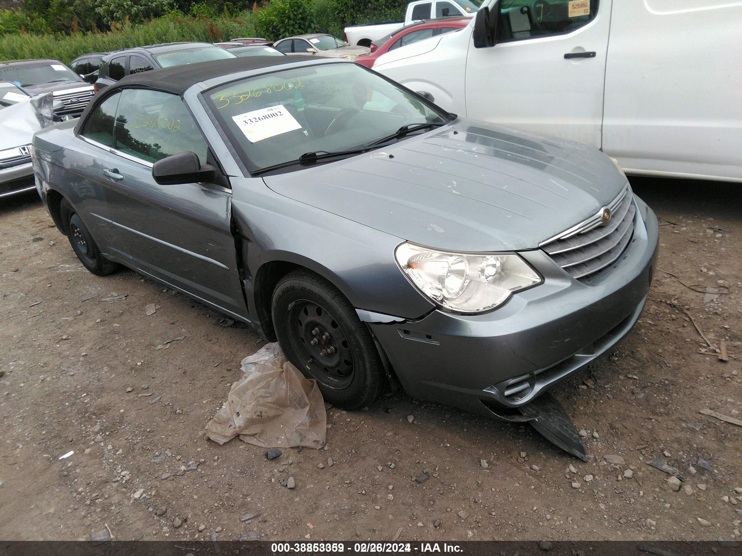 CHRYSLER SEBRING 2008 1c3lc45kx8n174960