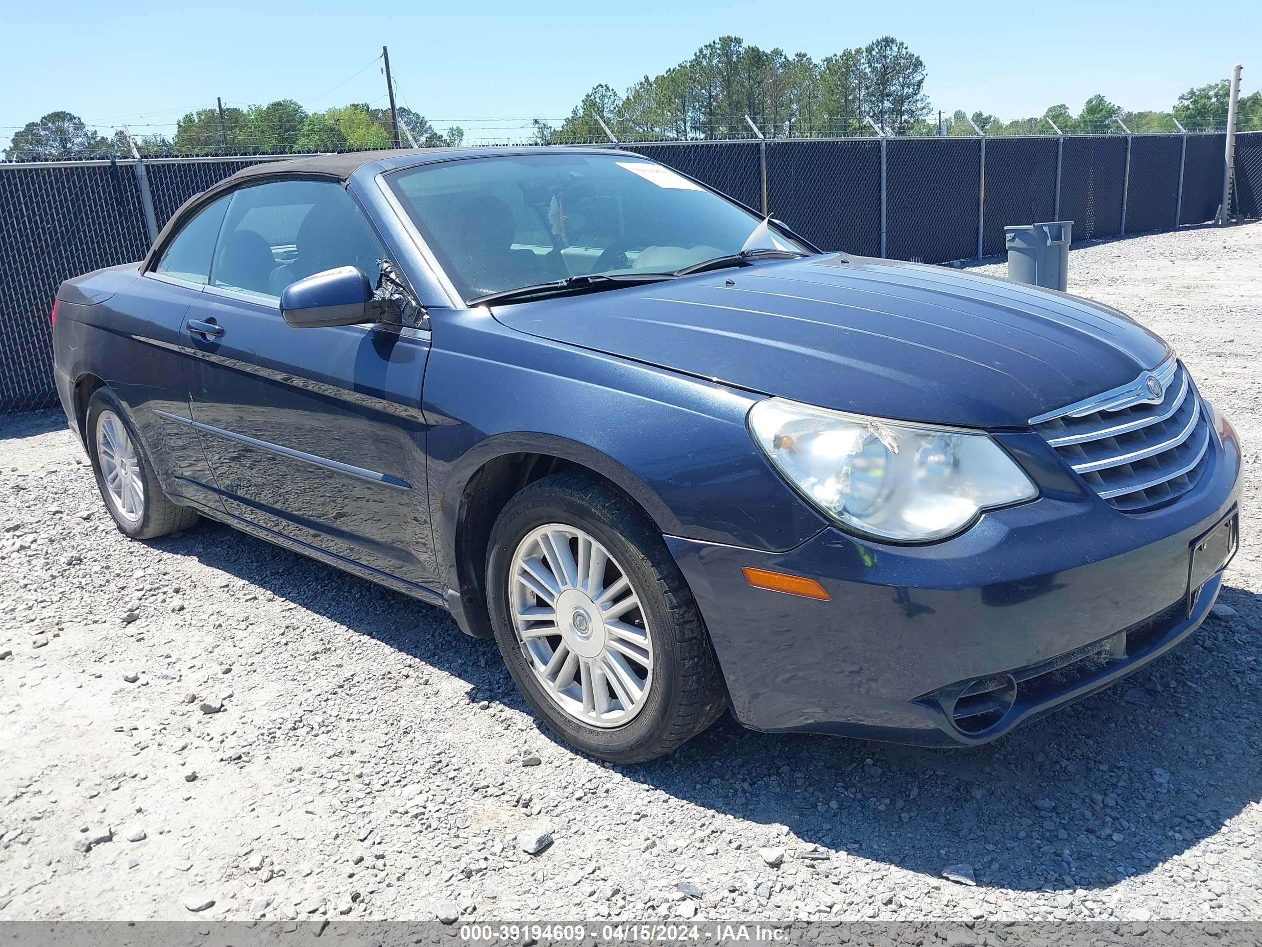 CHRYSLER SEBRING 2008 1c3lc55r08n250527