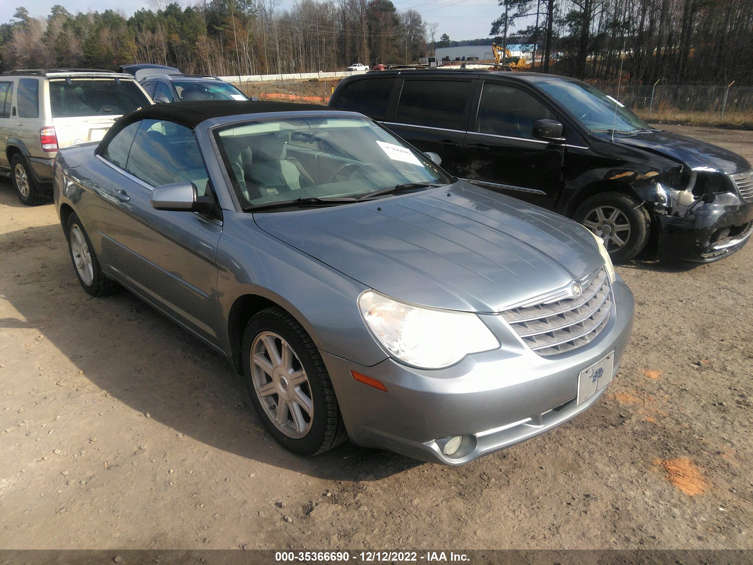 CHRYSLER SEBRING 2008 1c3lc55r78n247527