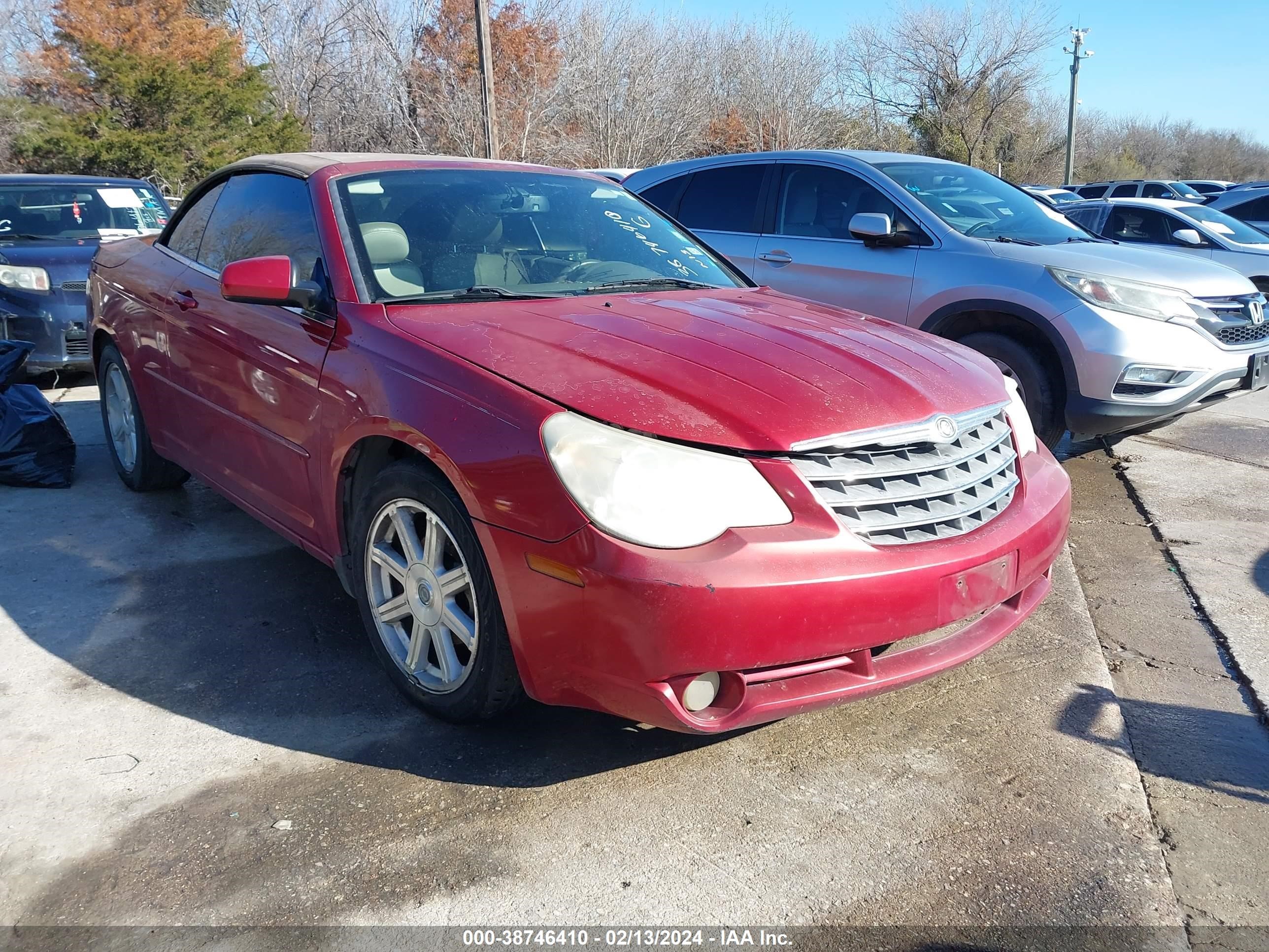 CHRYSLER SEBRING 2008 1c3lc55rx8n261129