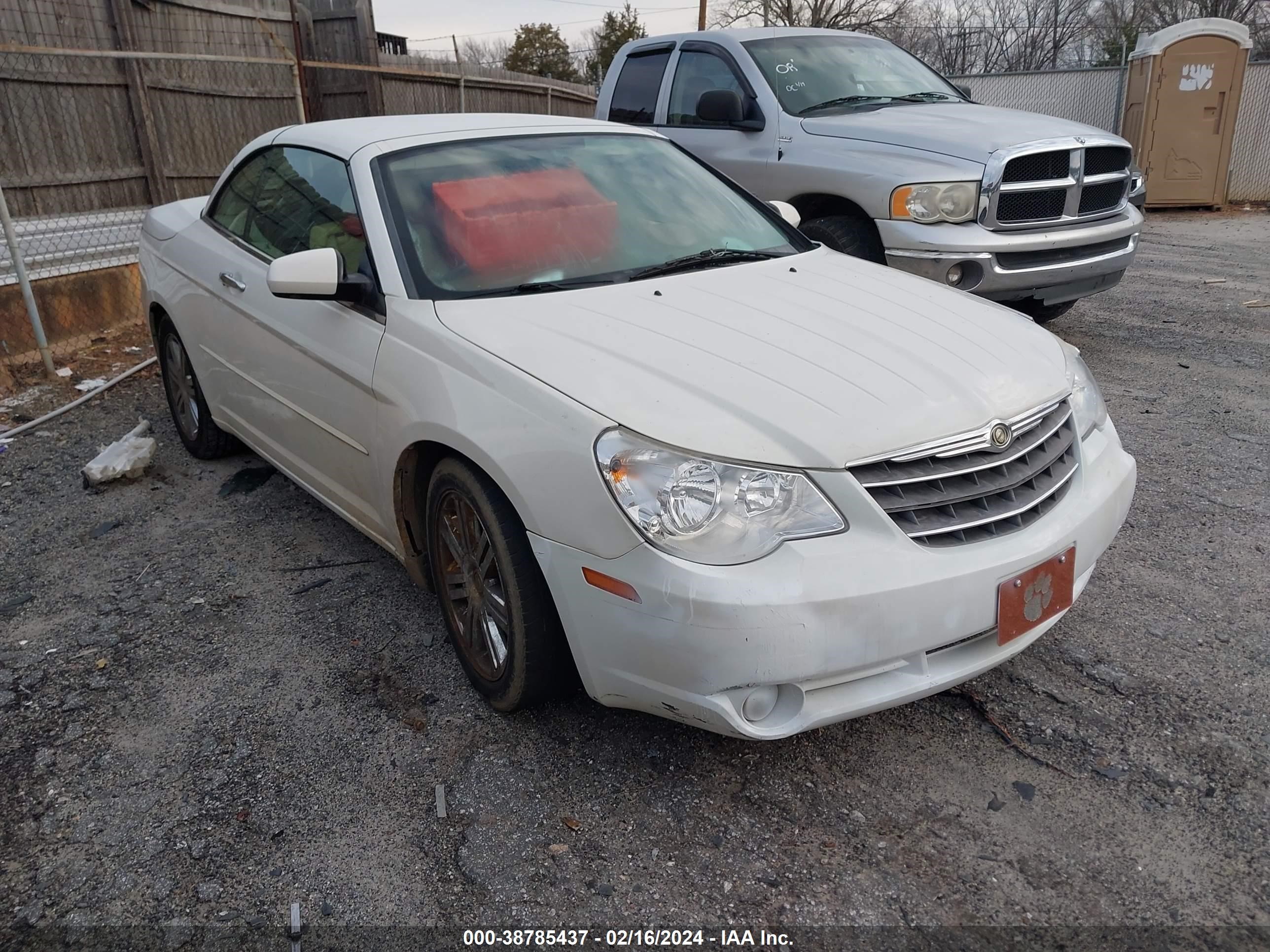 CHRYSLER SEBRING 2008 1c3lc65m28n252029