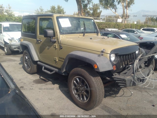 JEEP WRANGLER 2013 1c4ajwag0dl645297