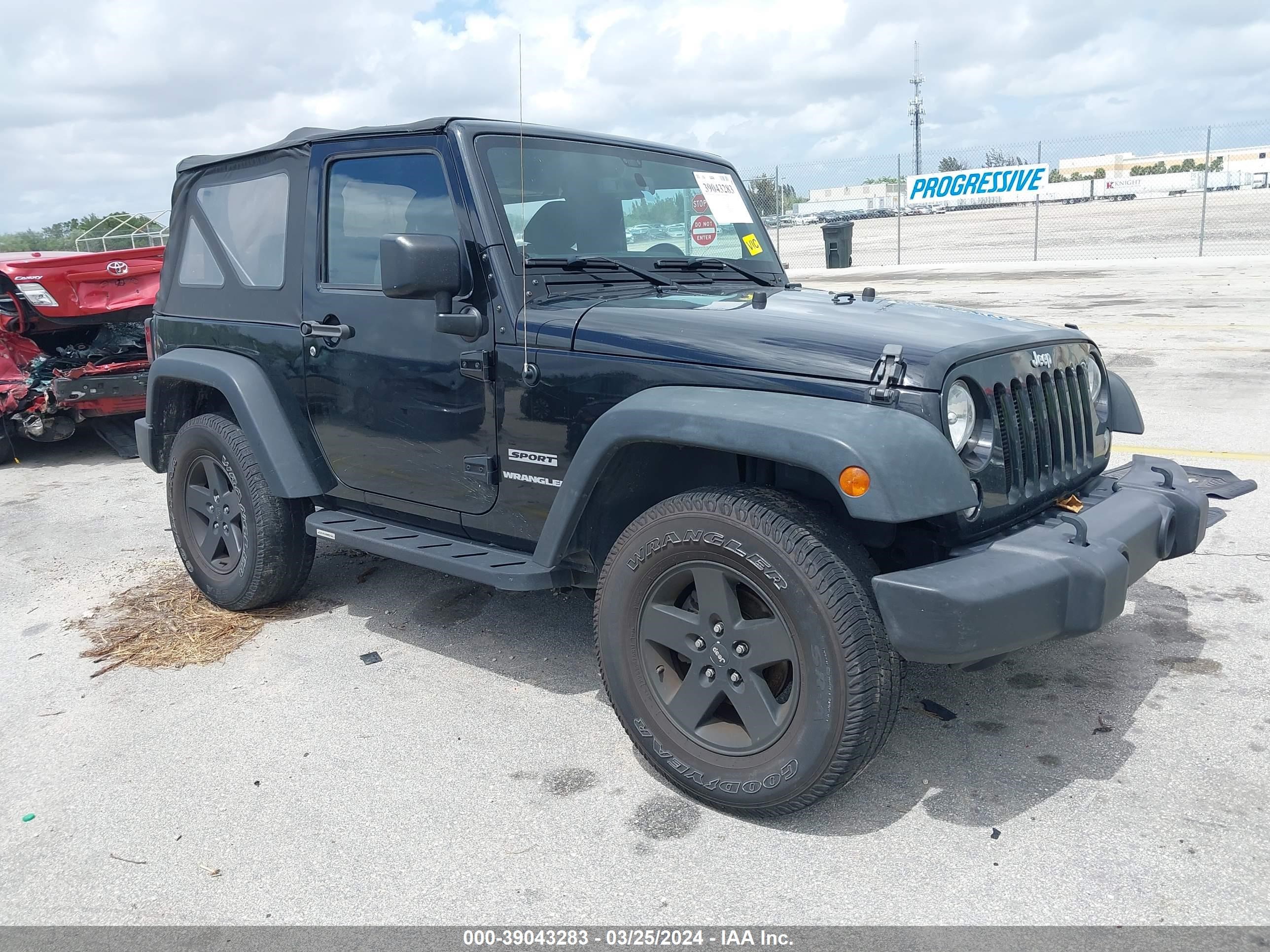 JEEP WRANGLER 2015 1c4ajwag0fl580616