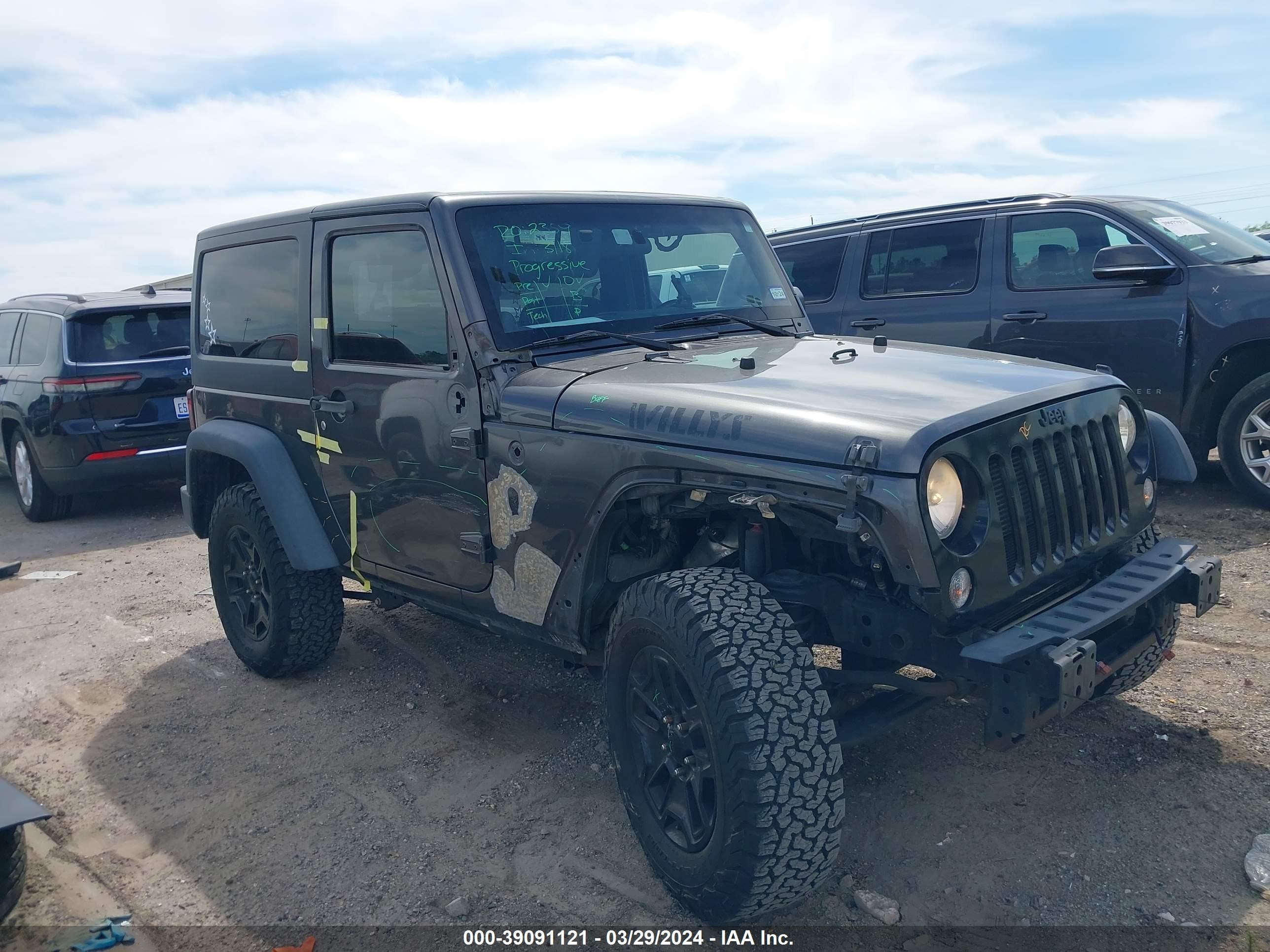 JEEP WRANGLER 2014 1c4ajwag5el219476