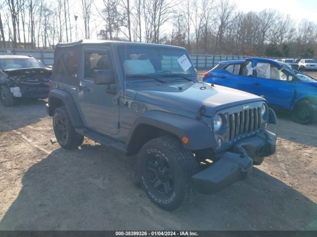 JEEP WRANGLER 2015 1c4ajwag6fl721821