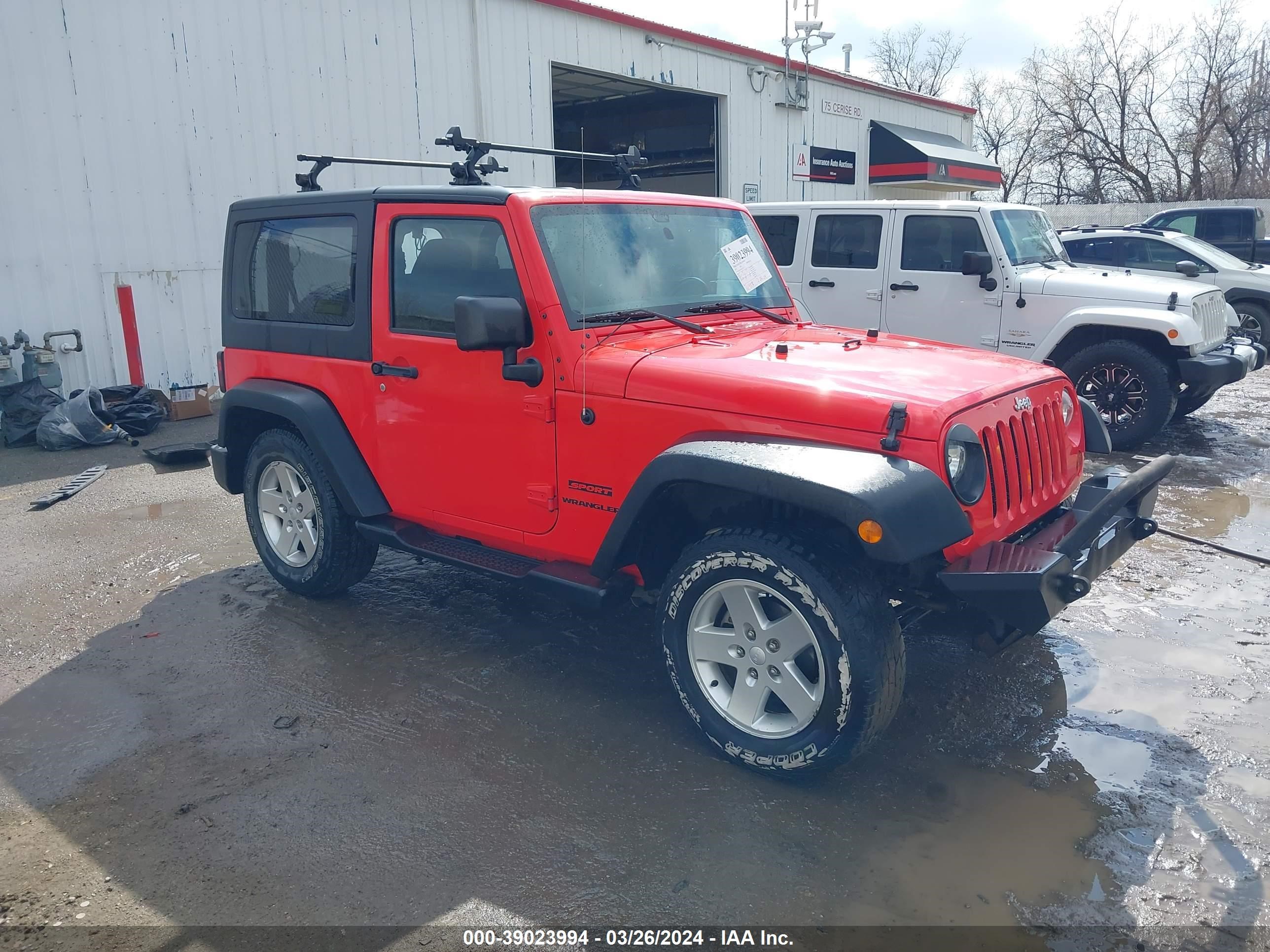 JEEP WRANGLER 2013 1c4ajwag7dl635155