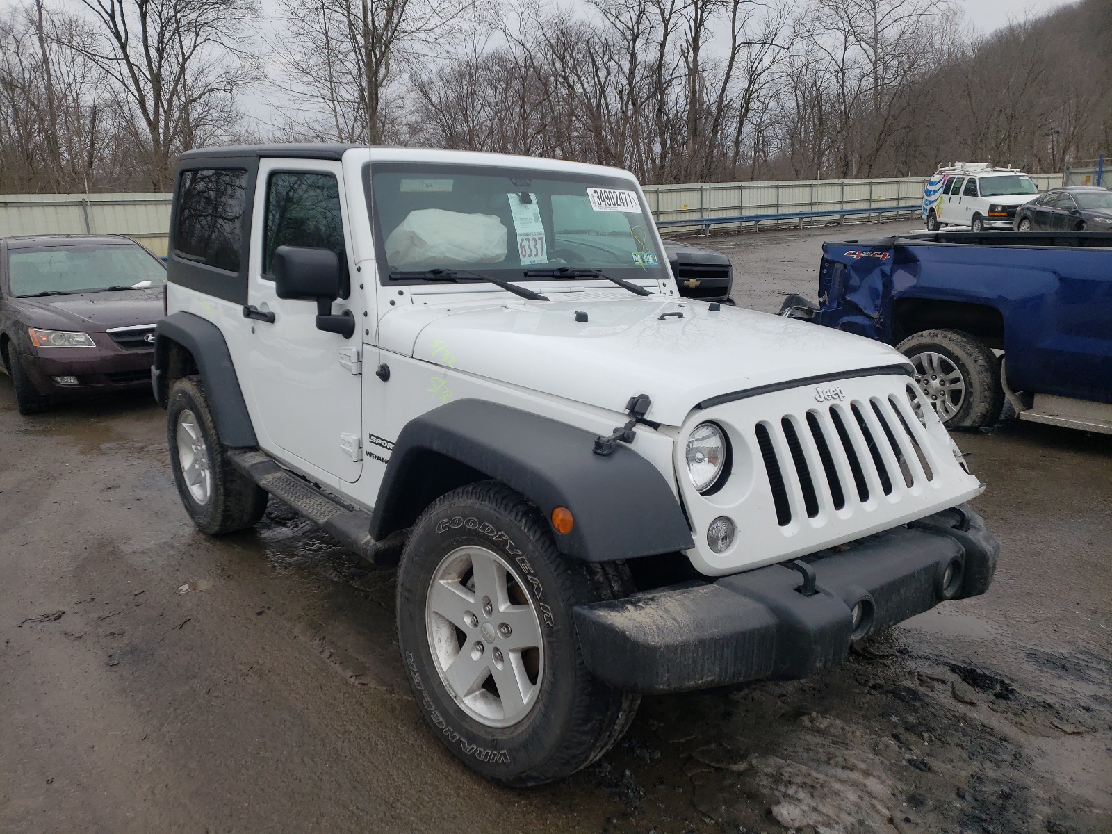 JEEP WRANGLER S 2017 1c4ajwag7hl530475