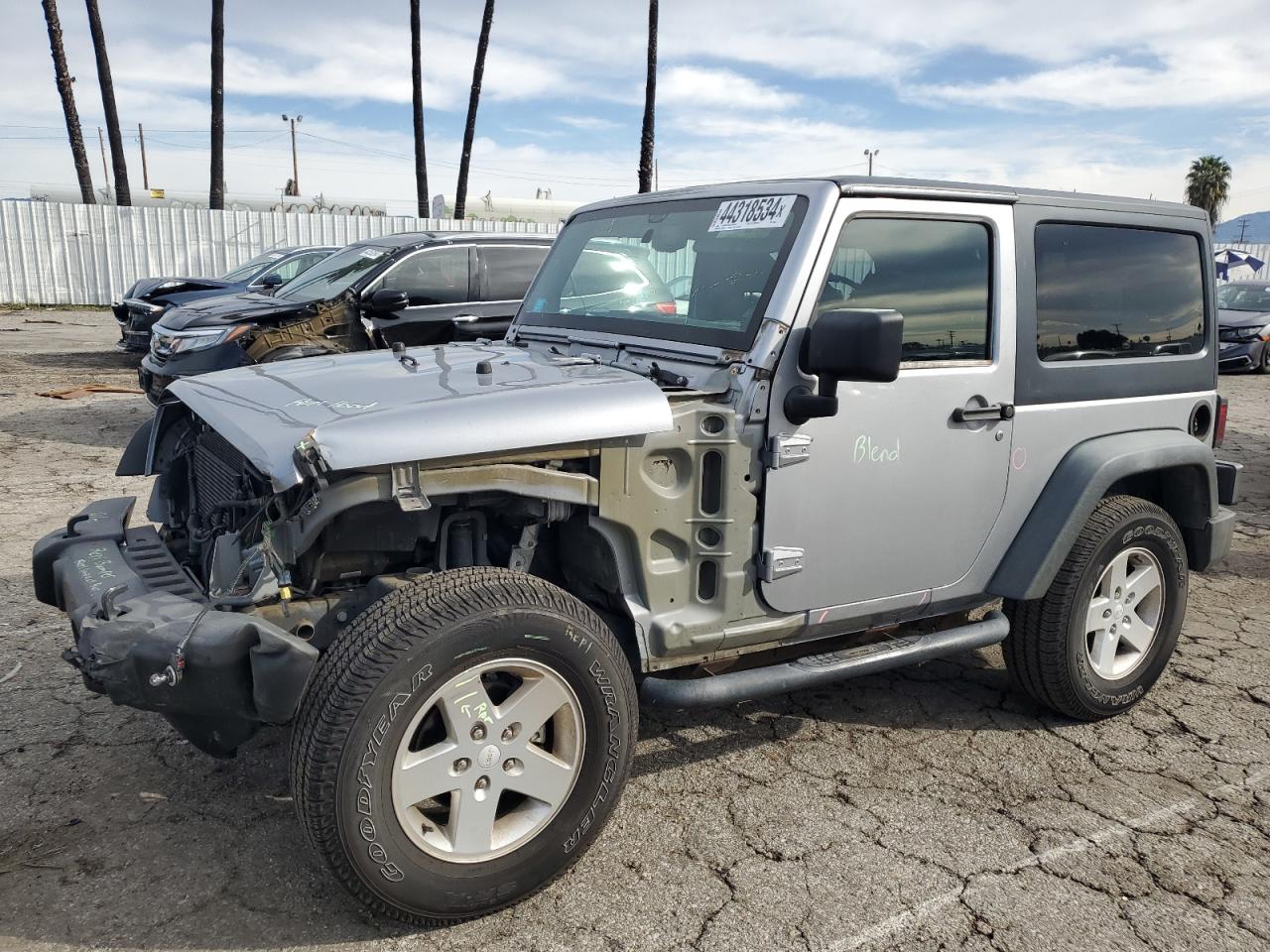 JEEP WRANGLER 2013 1c4ajwag8dl680623