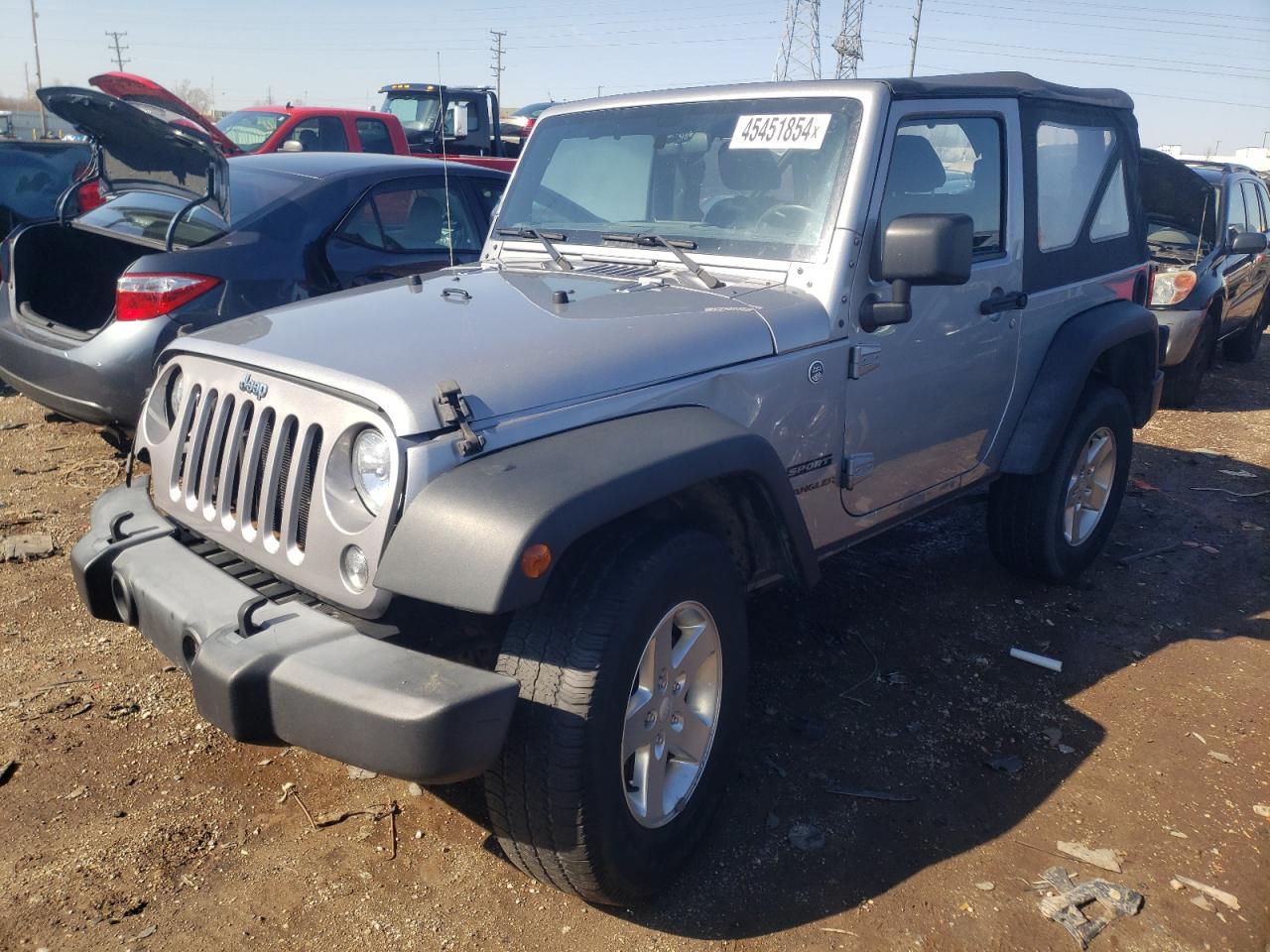 JEEP WRANGLER 2015 1c4ajwag8fl534564