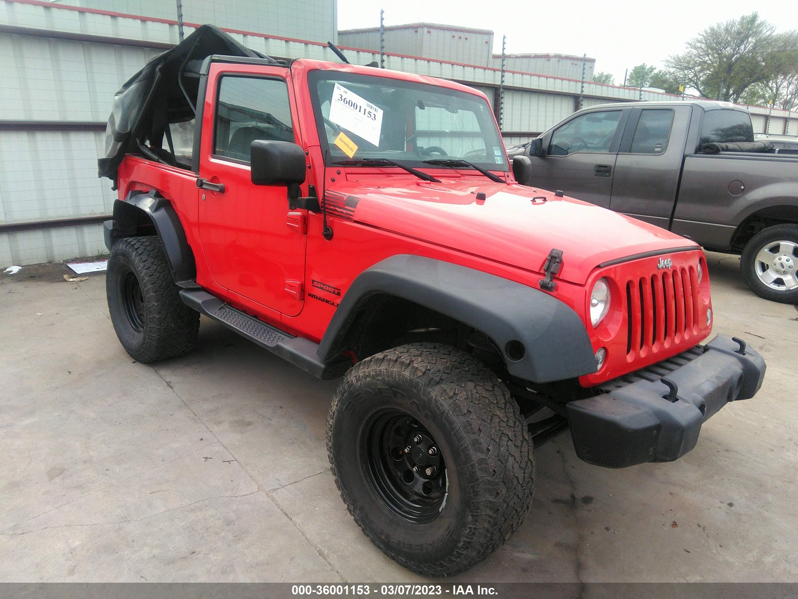 JEEP WRANGLER 2015 1c4ajwag9fl652221