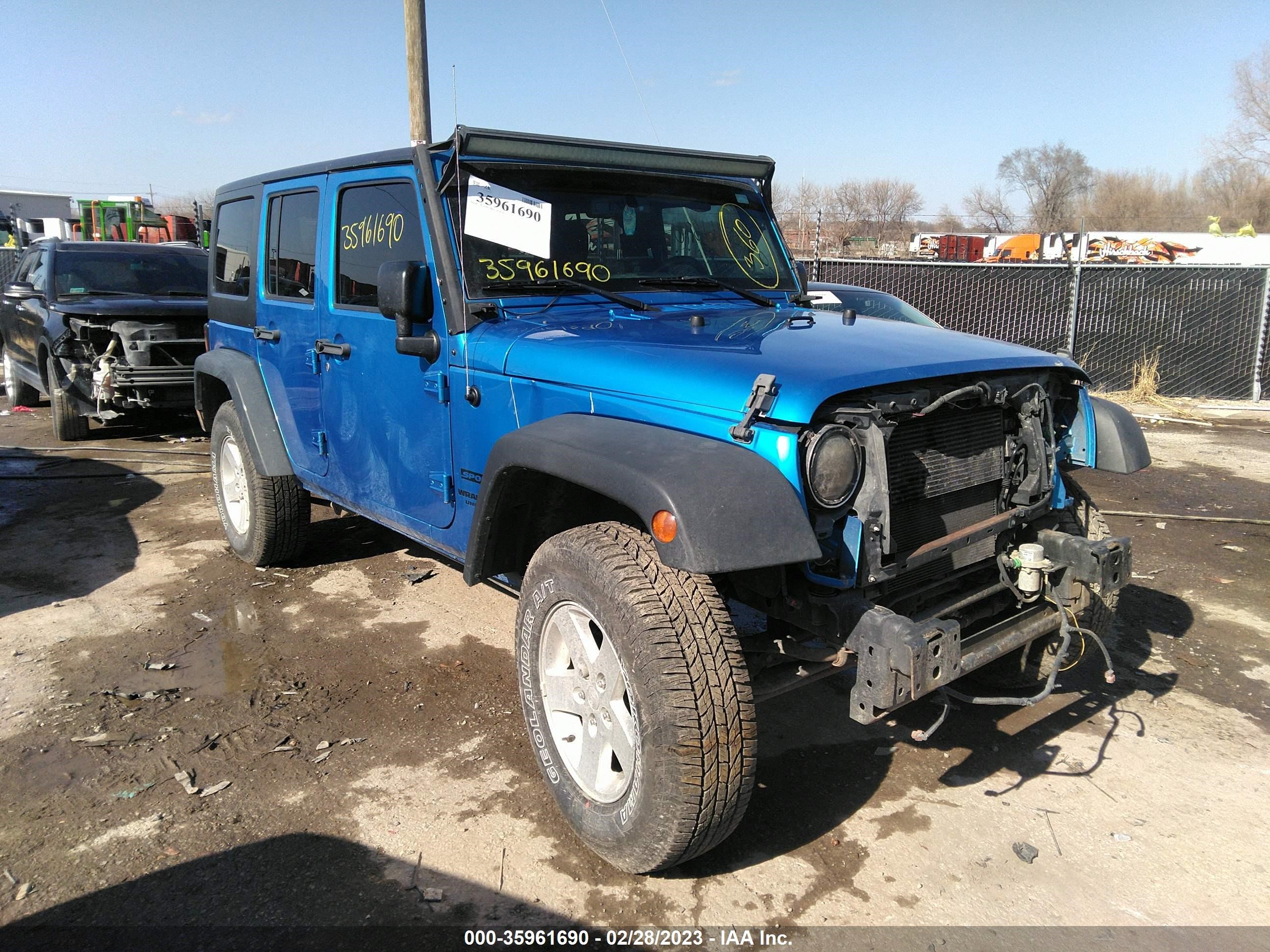 JEEP WRANGLER 2016 1c4bjwdg1gl110404