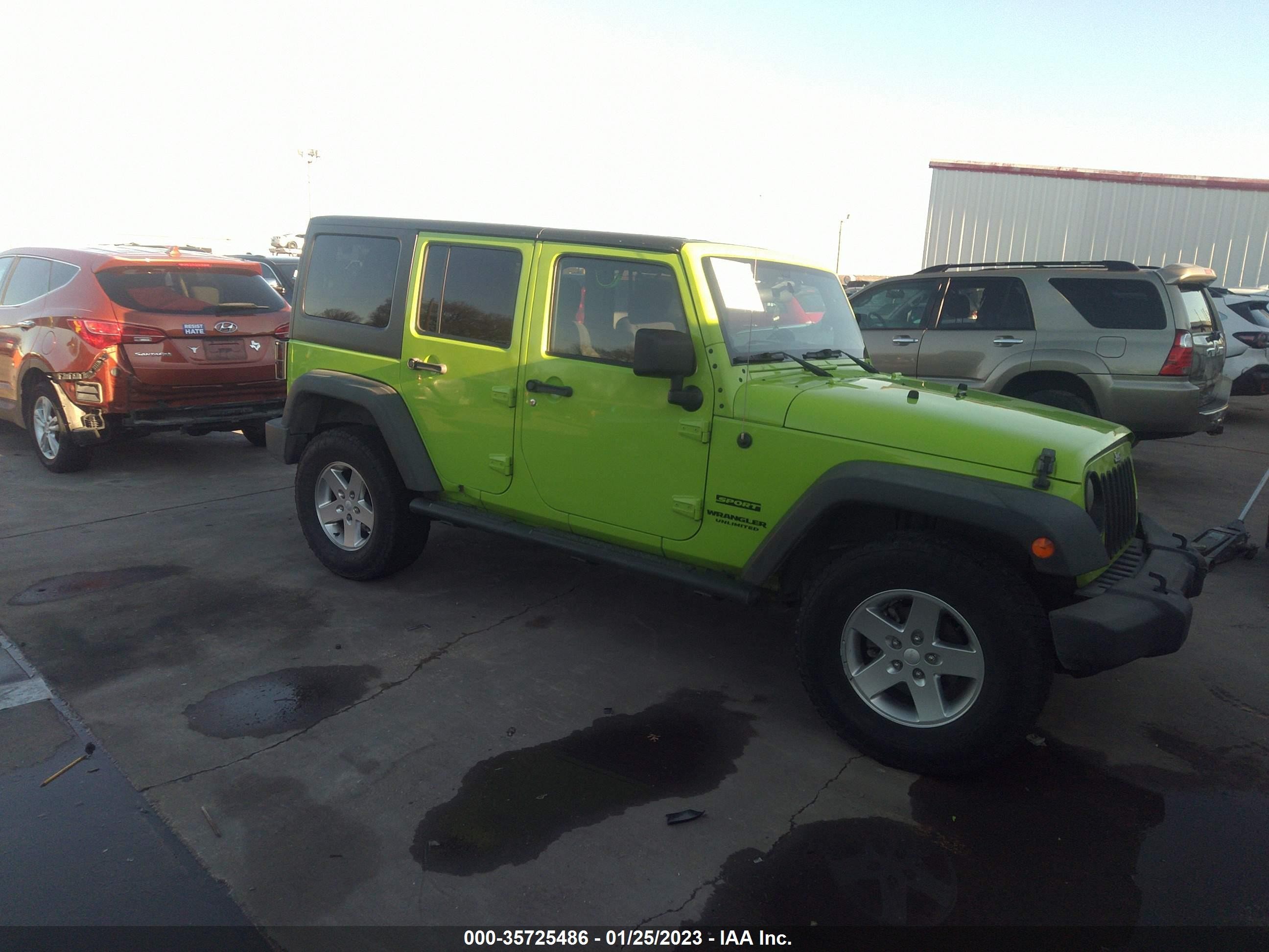 JEEP WRANGLER 2012 1c4bjwdg8cl262562