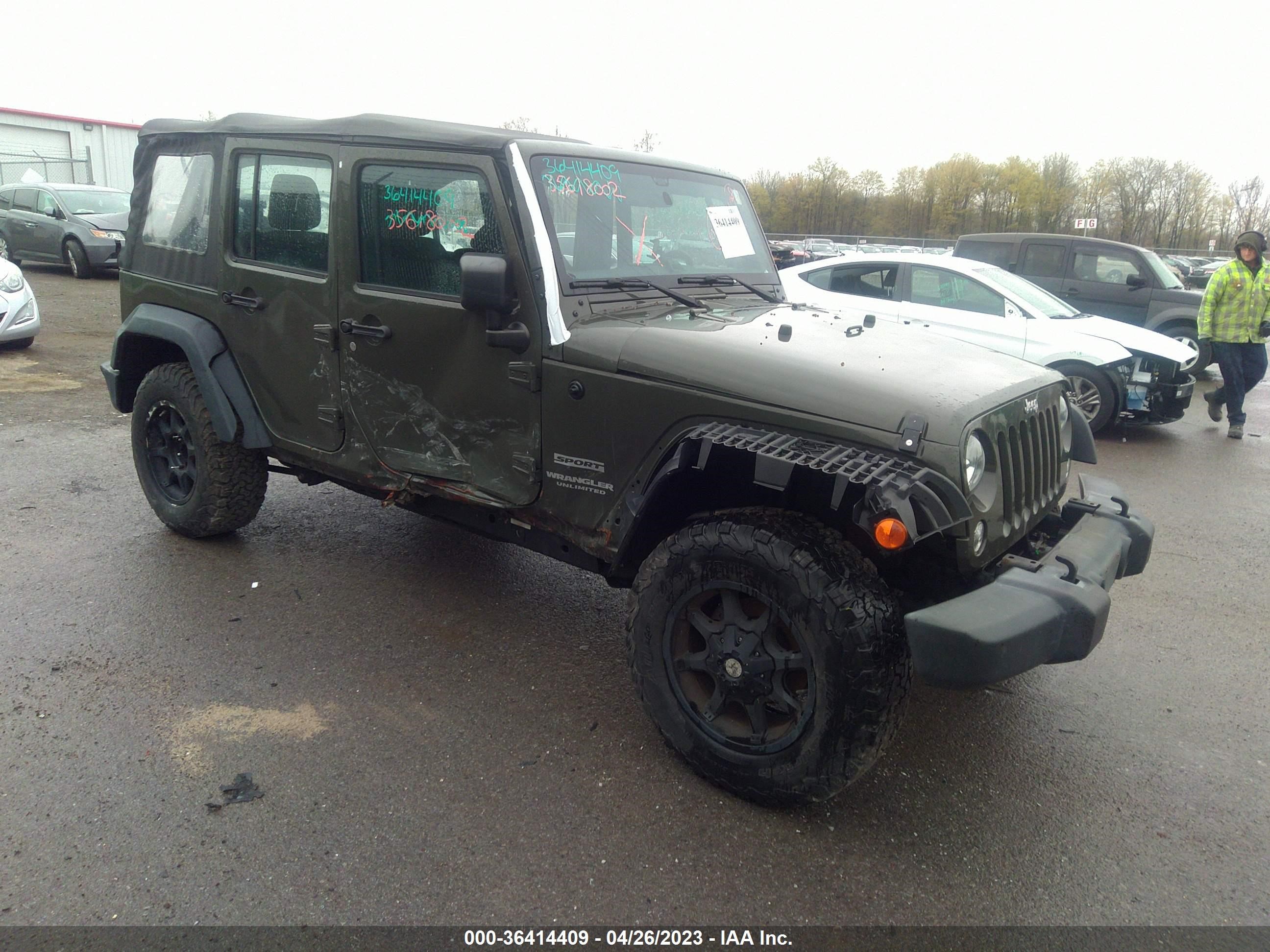 JEEP WRANGLER 2016 1c4bjwdg9gl113101