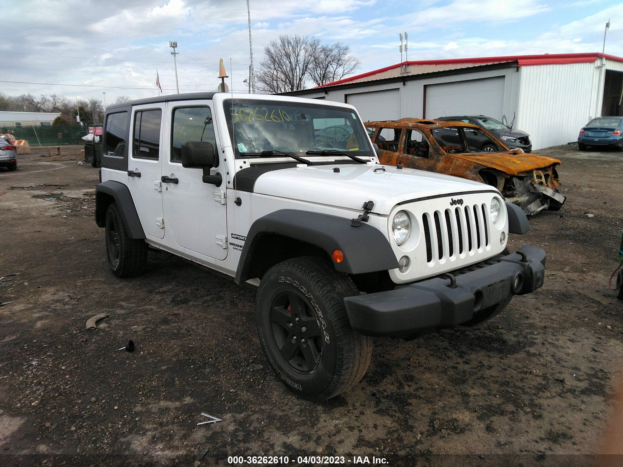 JEEP WRANGLER 2017 1c4bjwdg9hl551229