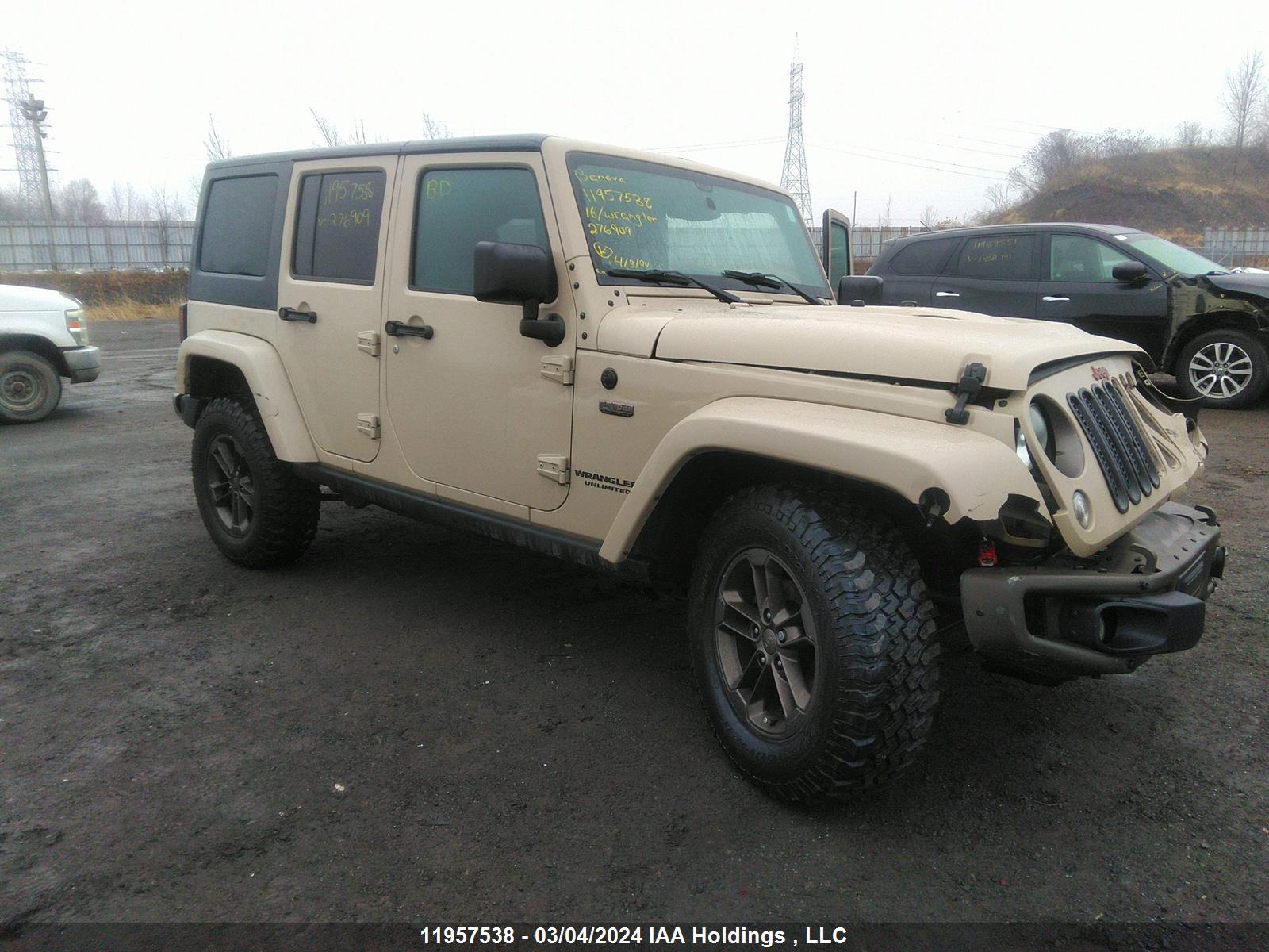 JEEP WRANGLER 2016 1c4bjweg7gl276909