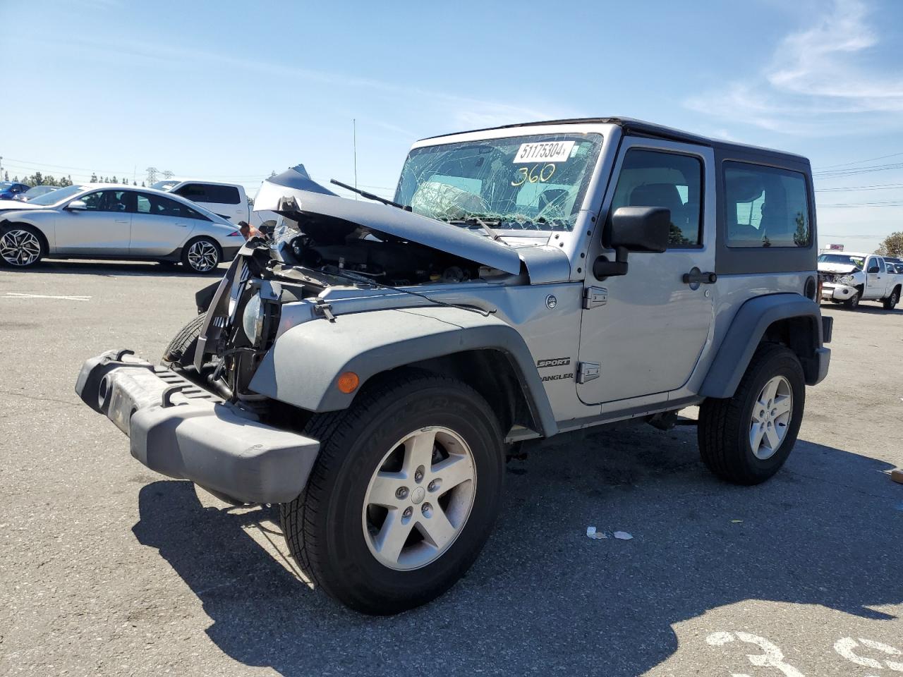 JEEP WRANGLER 2016 1c4gjwag3gl283187