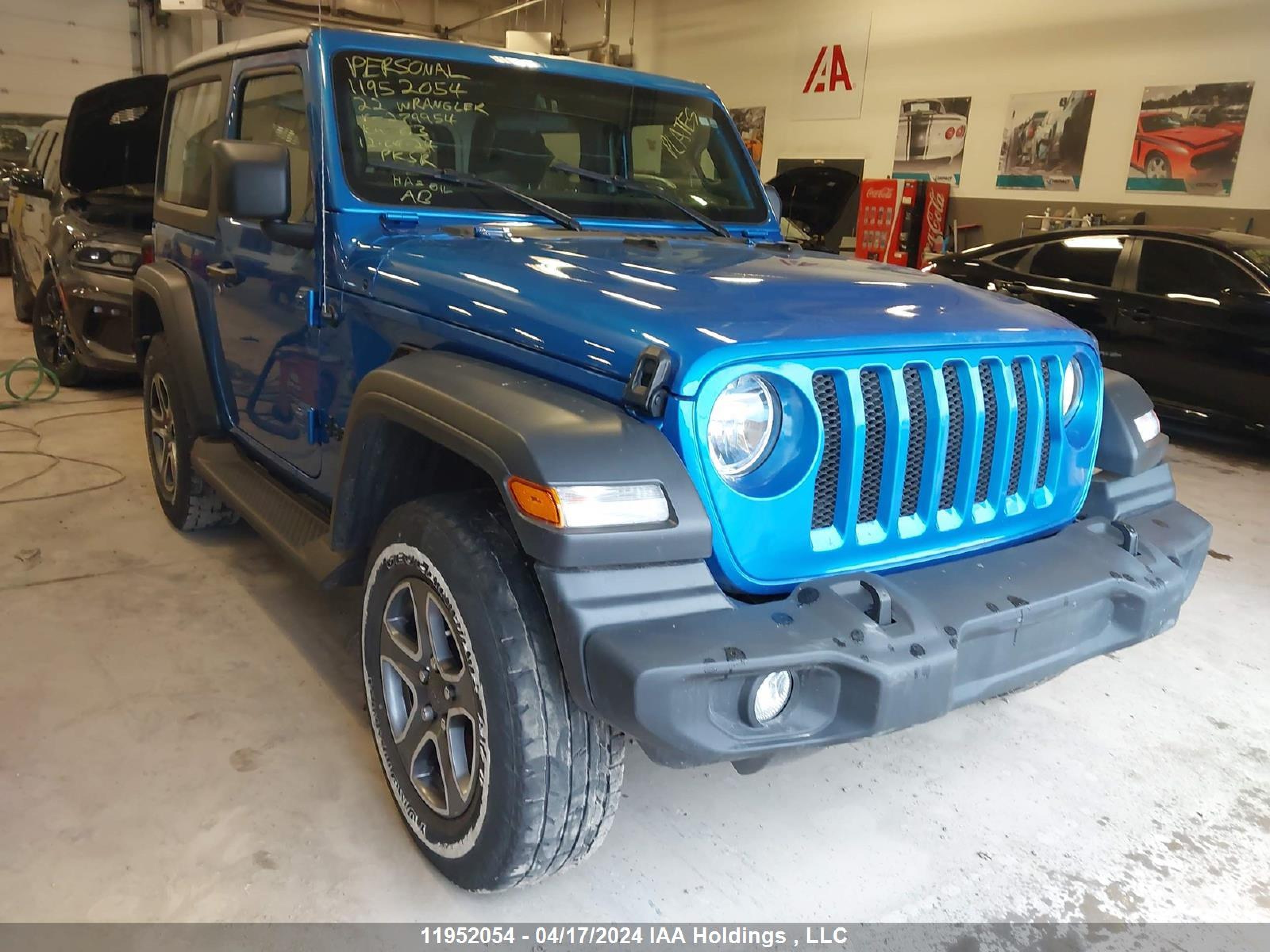 JEEP WRANGLER 2022 1c4gjxag9nw279954