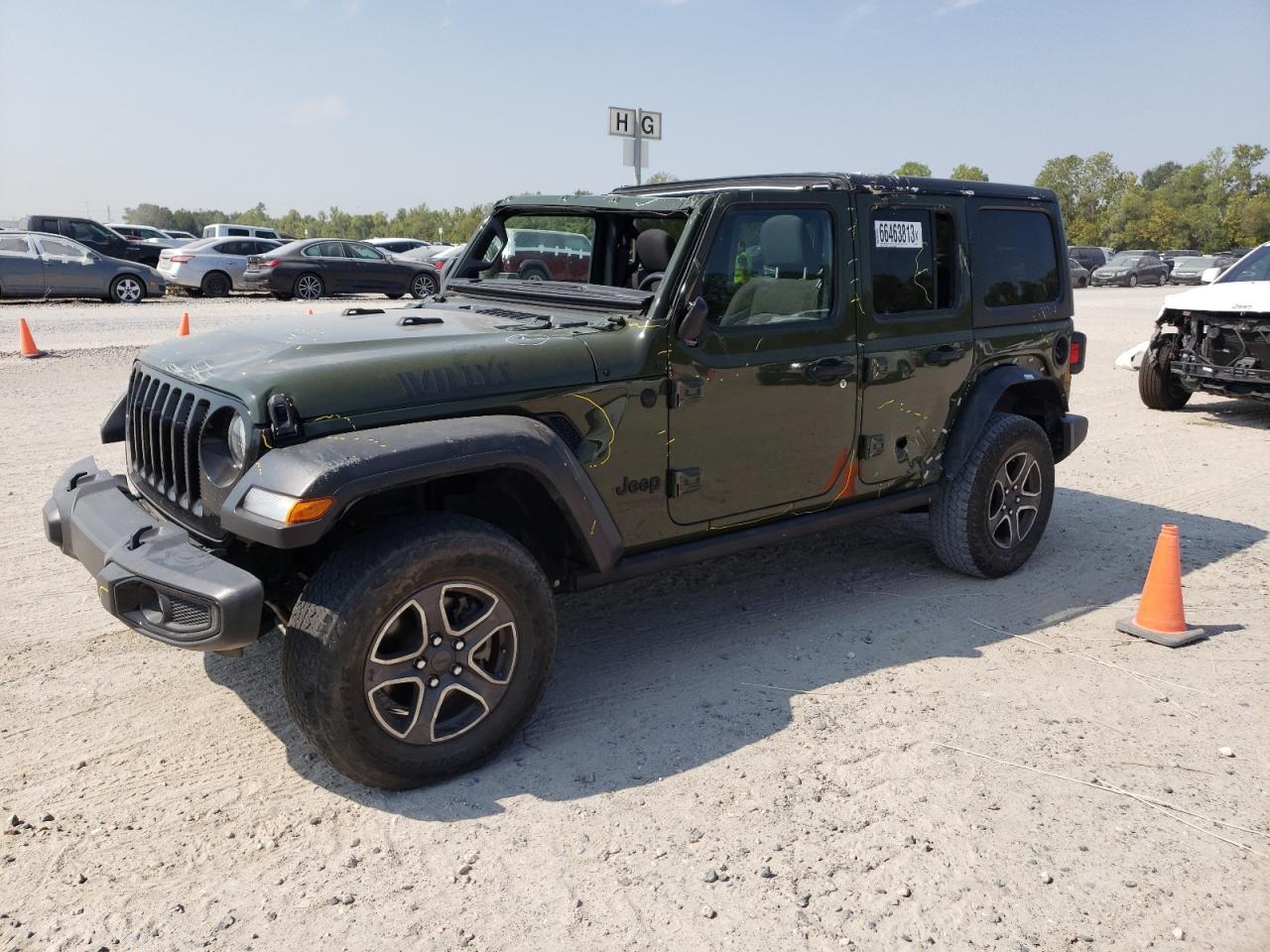 JEEP WRANGLER 2021 1c4hjxdg0mw500985