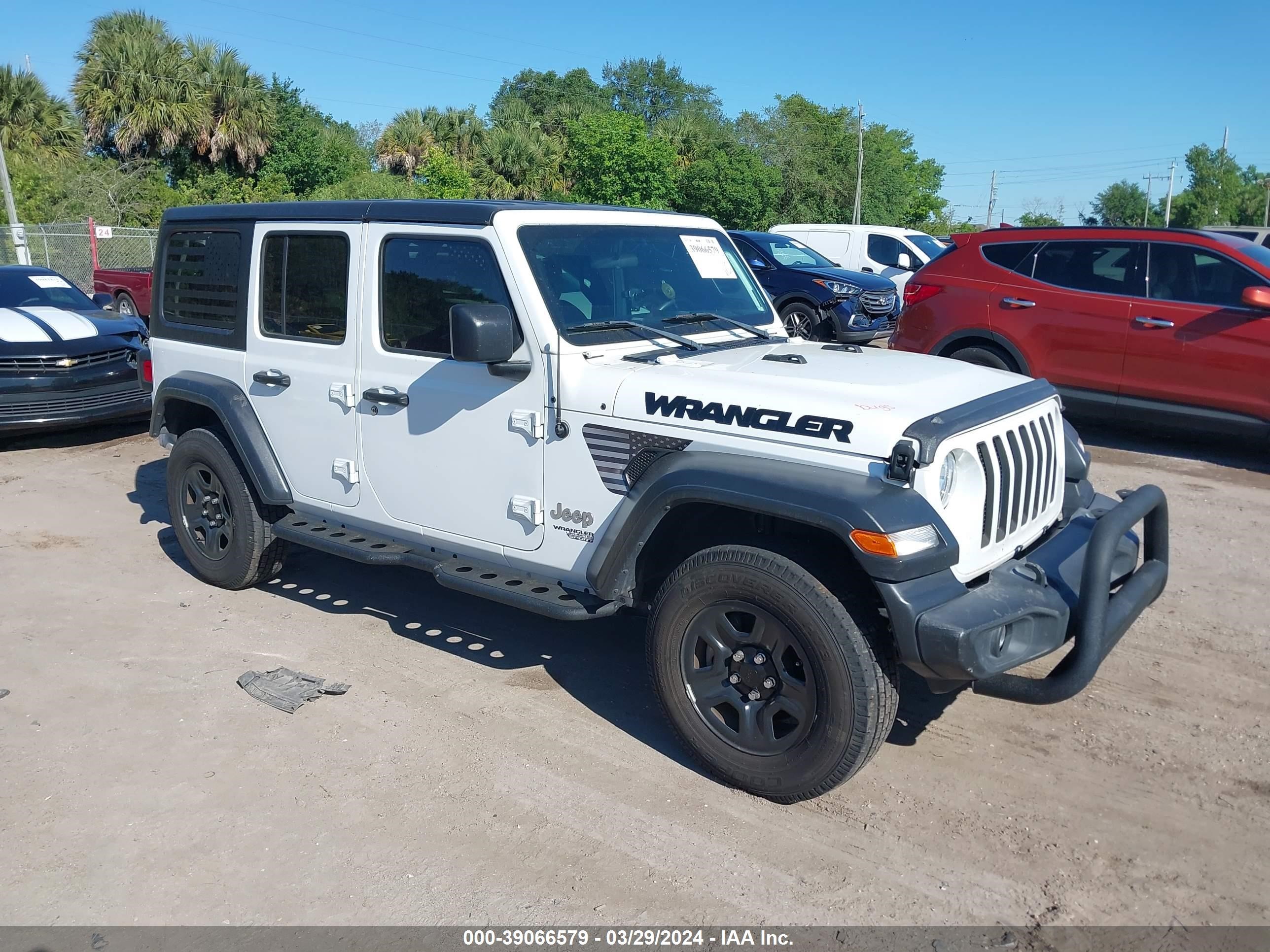 JEEP WRANGLER 2018 1c4hjxdg1jw133090