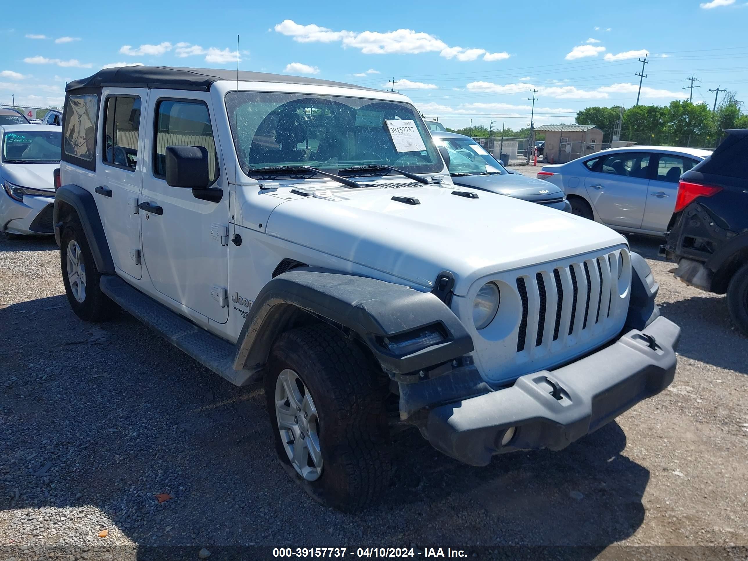 JEEP WRANGLER 2019 1c4hjxdg2kw538182